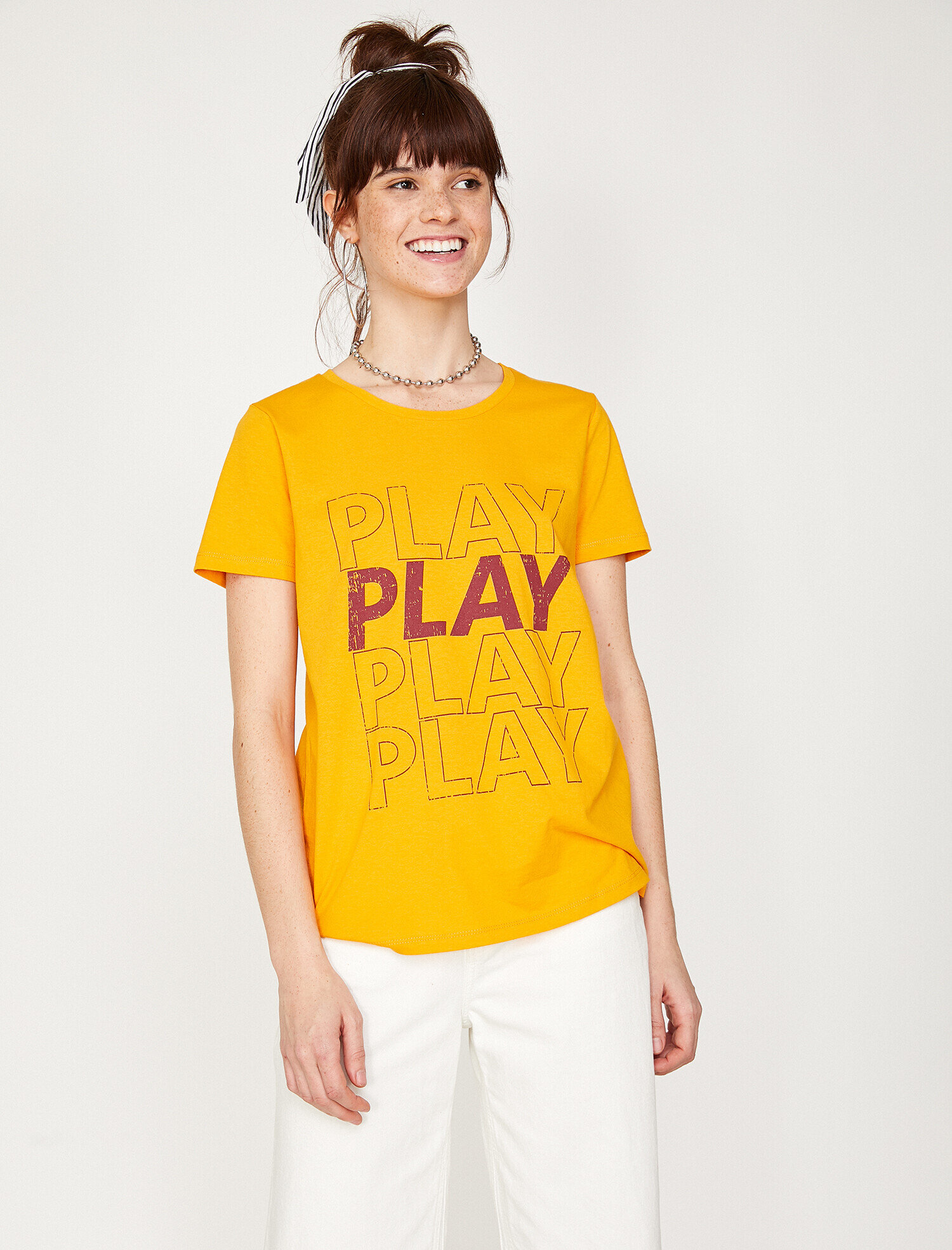   Yazılı Baskılı Tişört