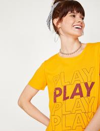 Yazılı Baskılı Tişört