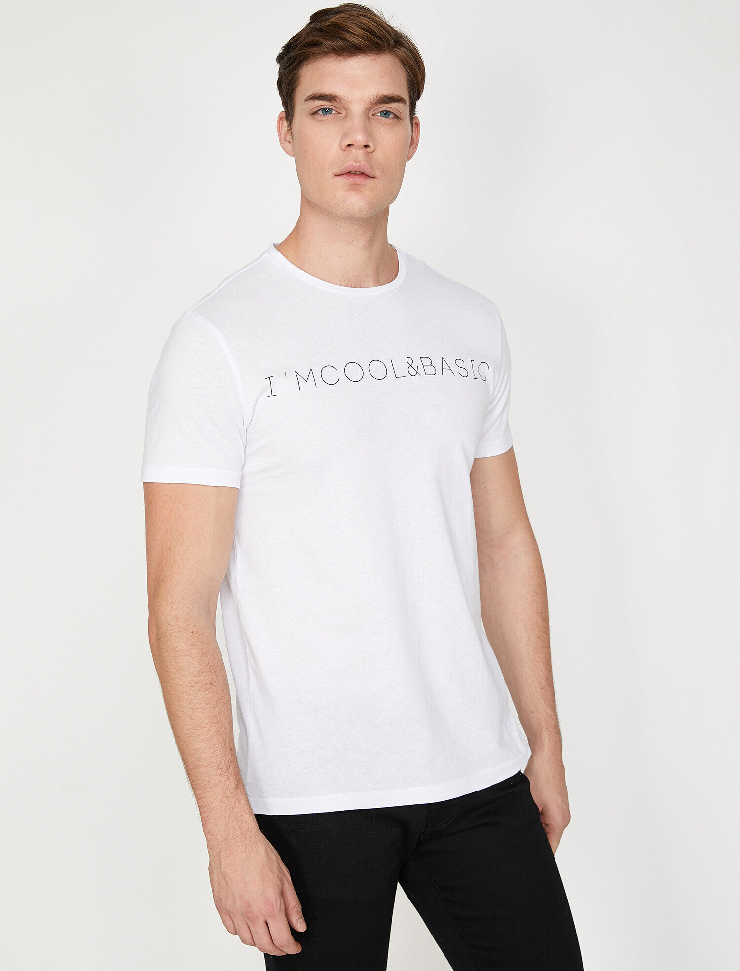   Baskılı Tişört Kısa Kollu