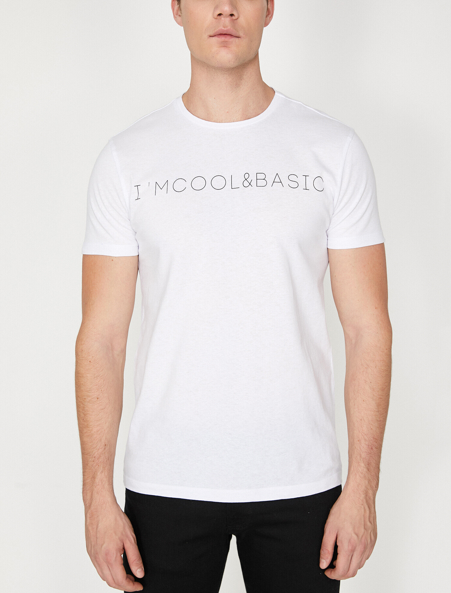   Baskılı Tişört Kısa Kollu