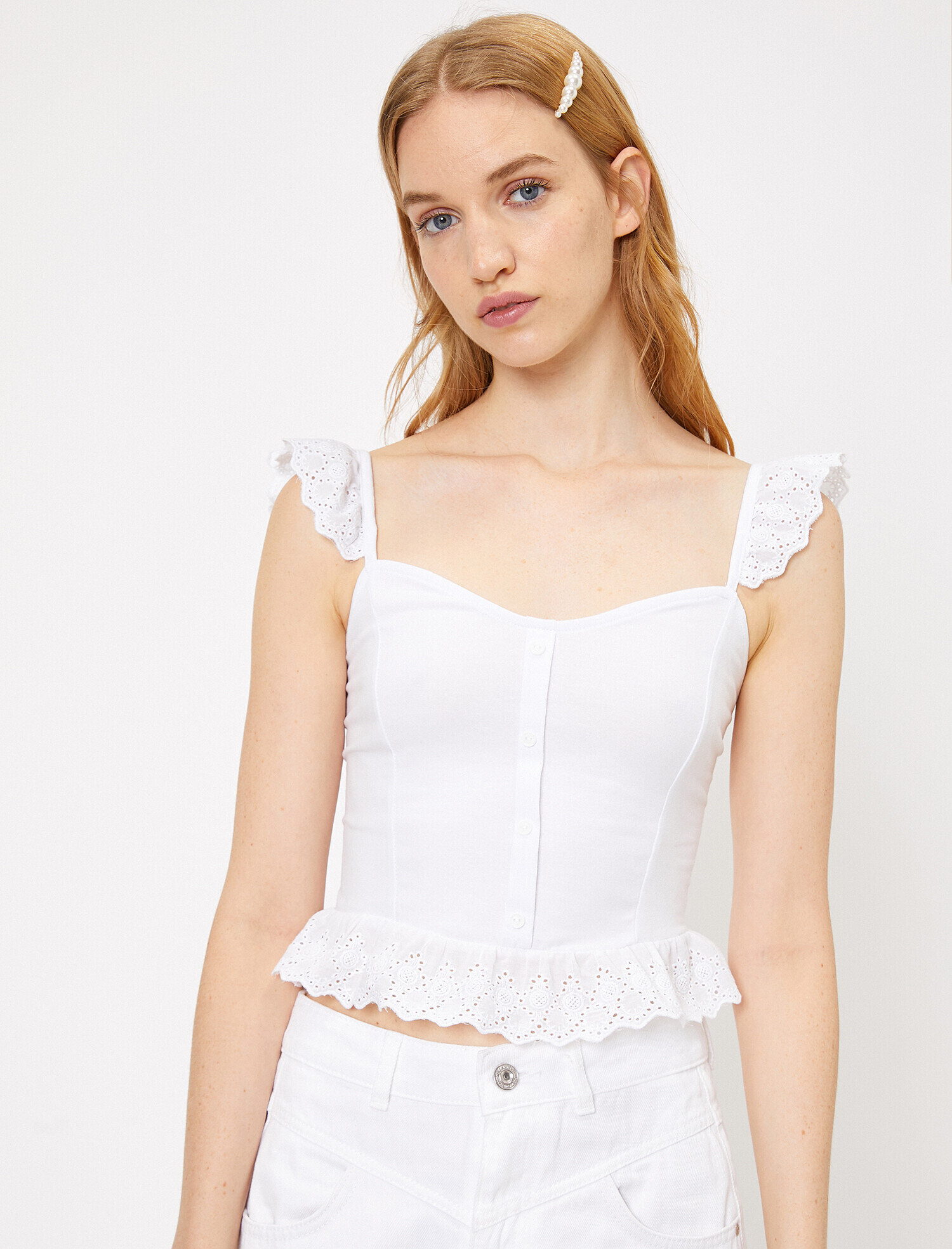   Dantel Detaylı Atlet