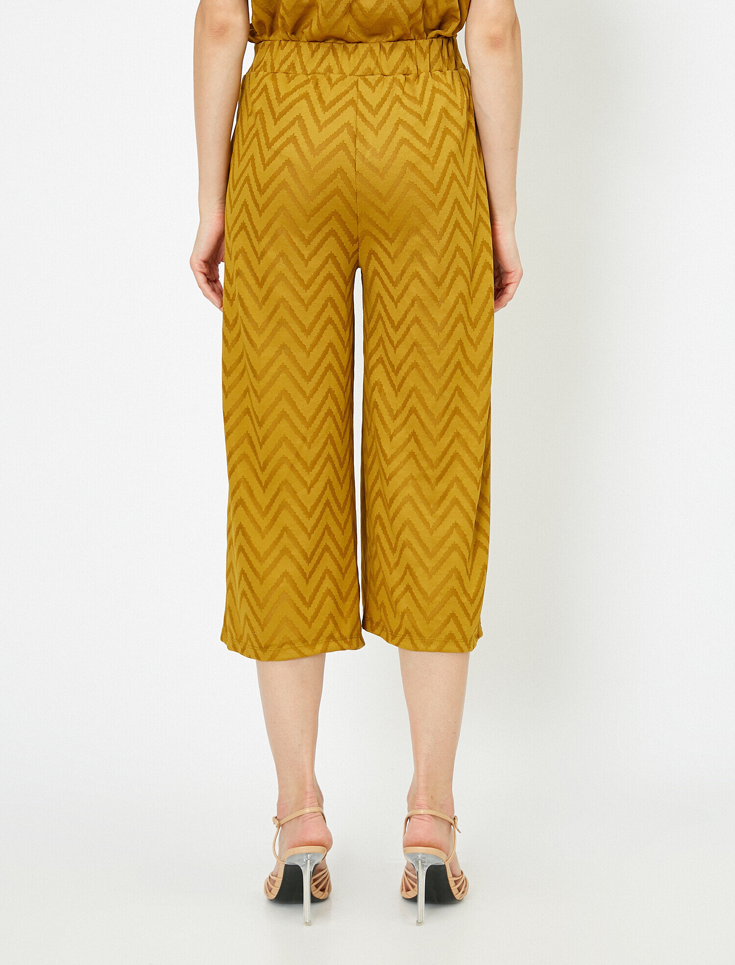   Kumaş Detaylı Bağlamalı Pantolon