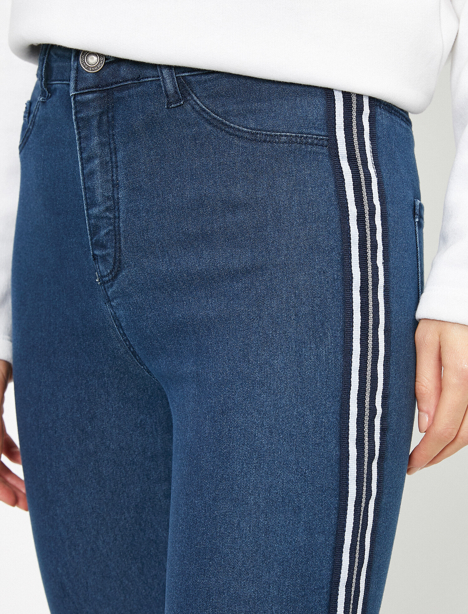 Carmen Jean - Yüksek Bel Dar Kesim Dar Paça Pantolon