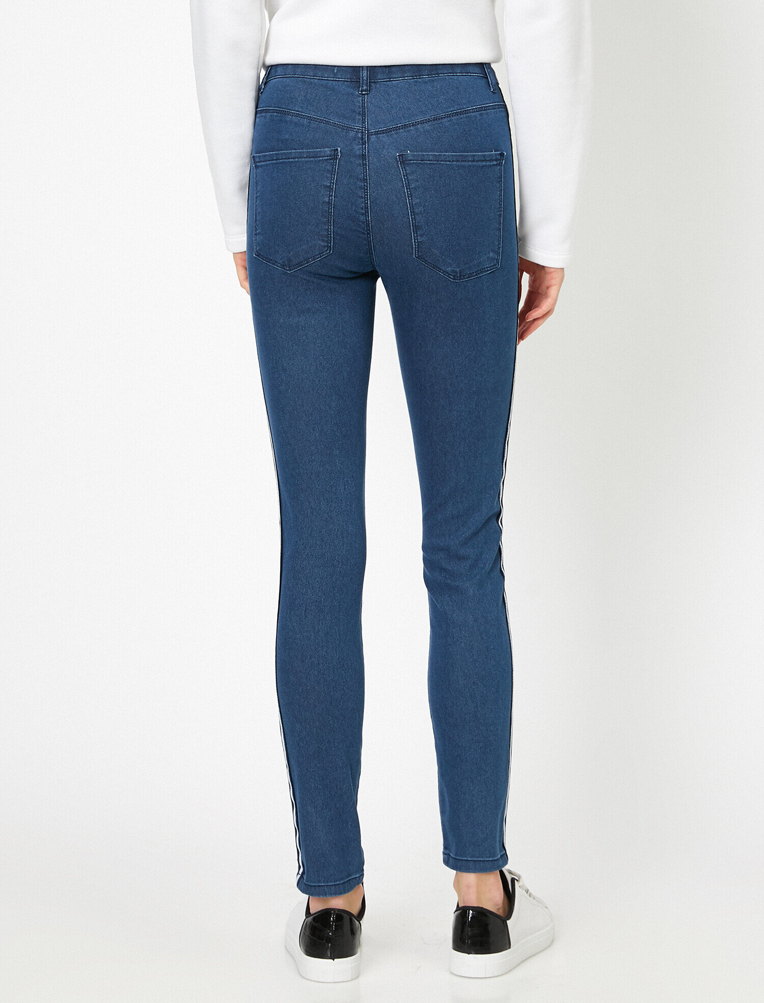 Carmen Jean - Yüksek Bel Dar Kesim Dar Paça Pantolon