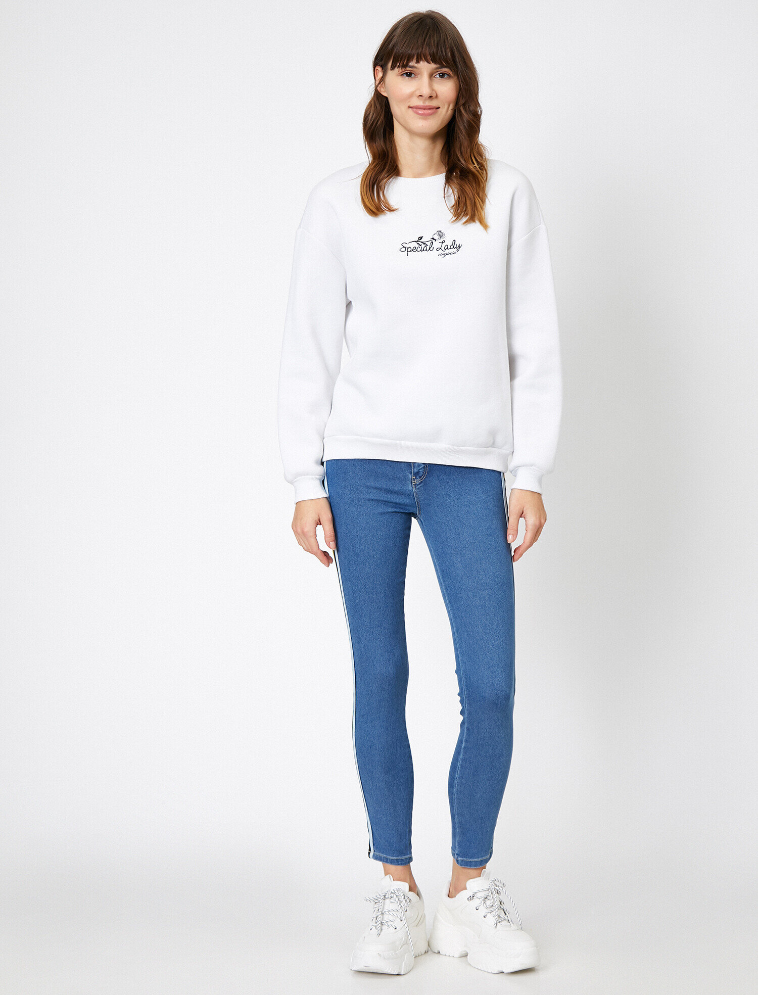   Carmen Jean - Yüksek Bel Dar Kesim Dar Paça Pantolon