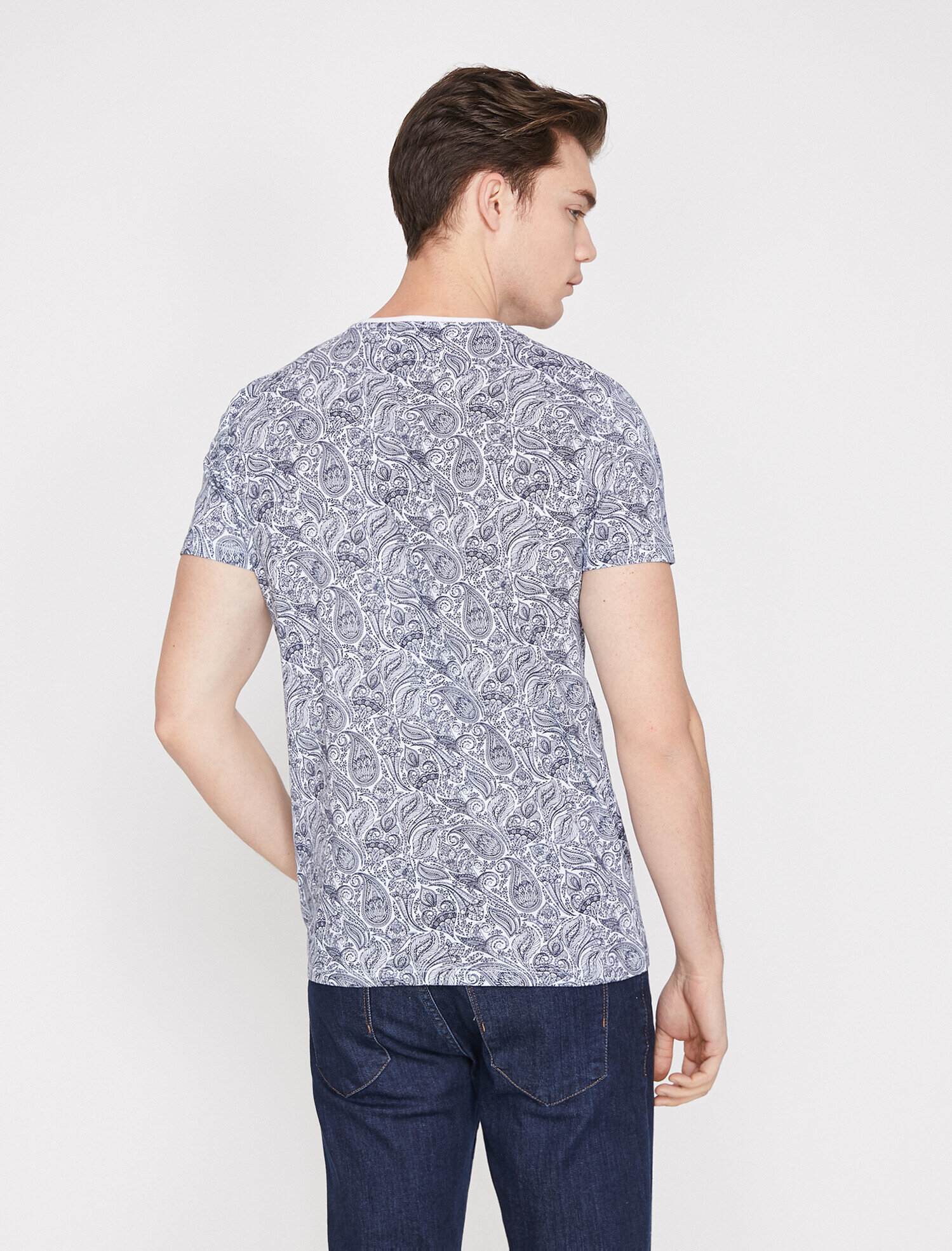   Desenli Tişört Kısa Kollu