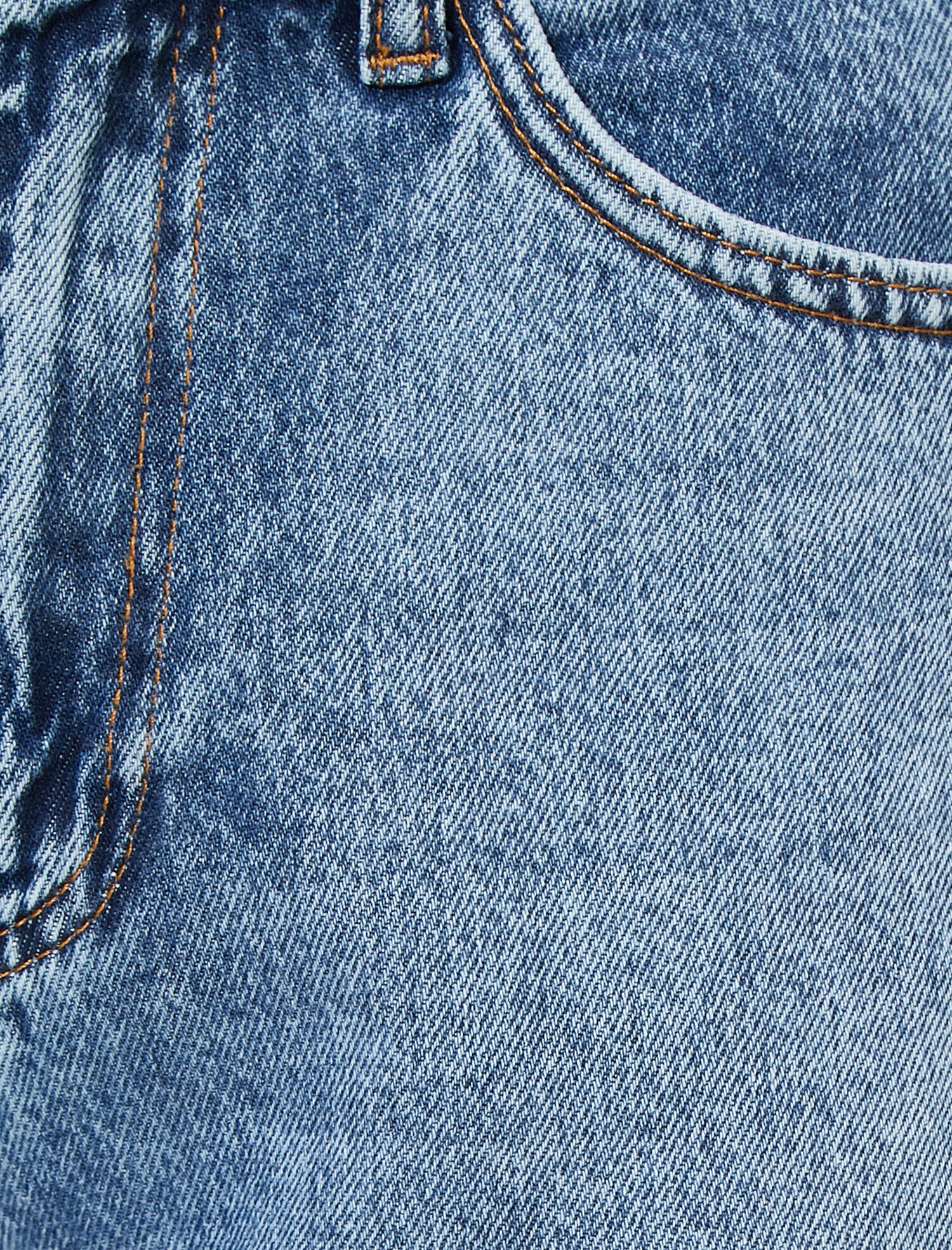   Jogger Jean - Yüksek Bel Rahat Kesim Paçası Lastikli Pantolon