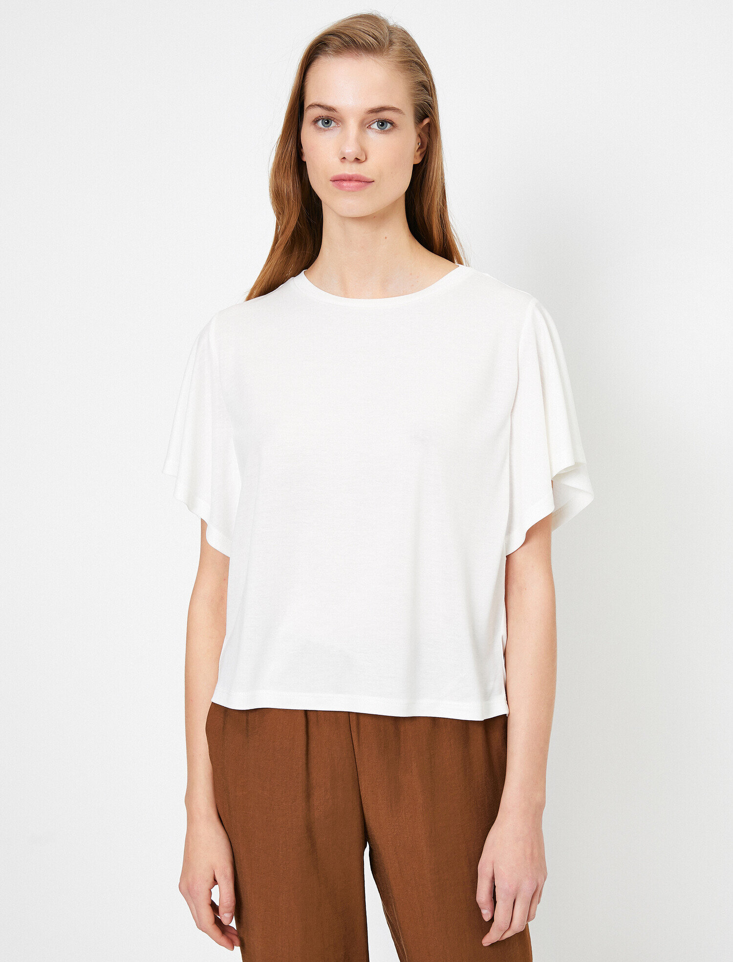   Bisiklet Yaka Kısa Kollu Tişört