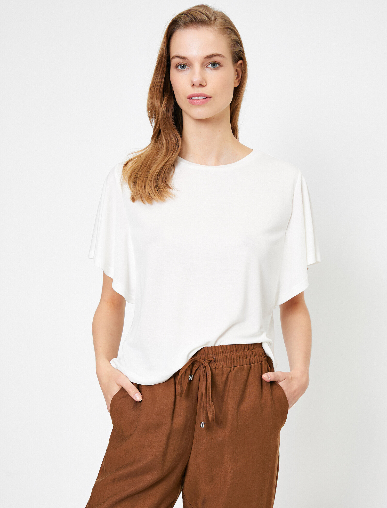   Bisiklet Yaka Kısa Kollu Tişört