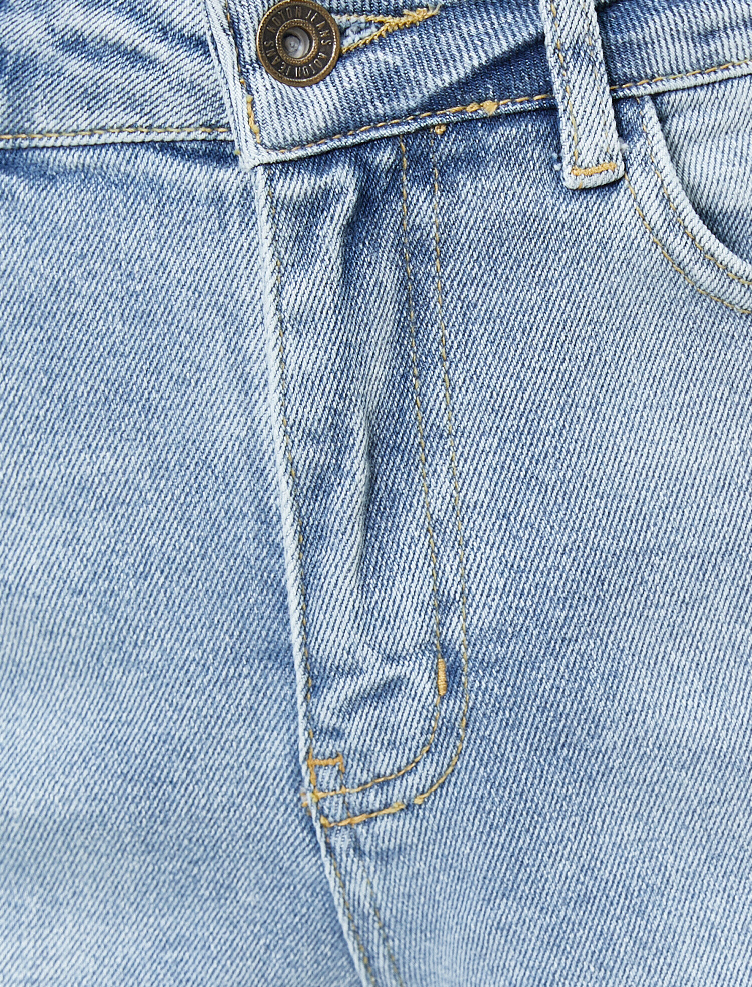   Eve Slim Jean - Yüksek Bel Normal Kesim Hafif Düz Paça Straight Jean Pantolon