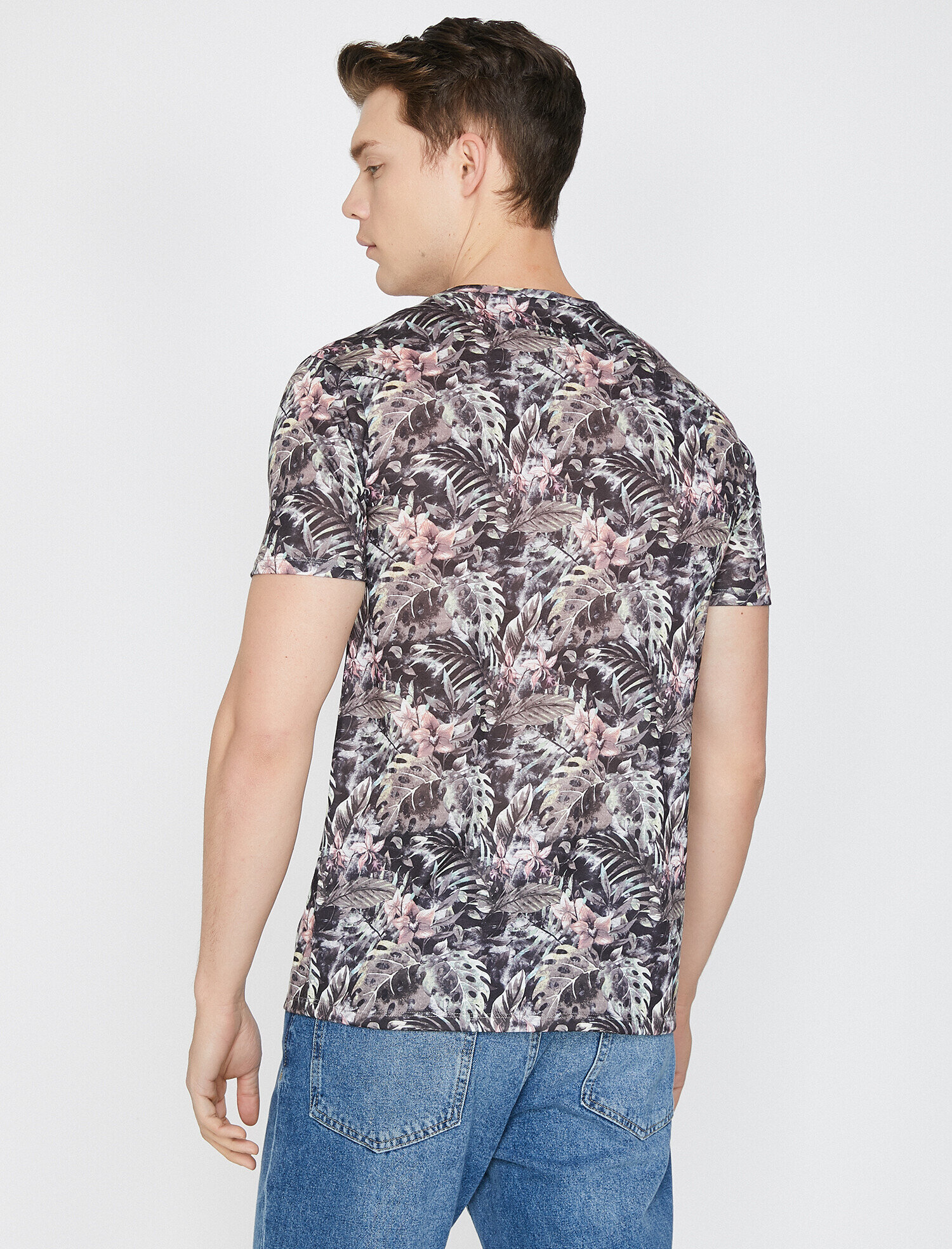   Desenli Tişört Kısa Kollu