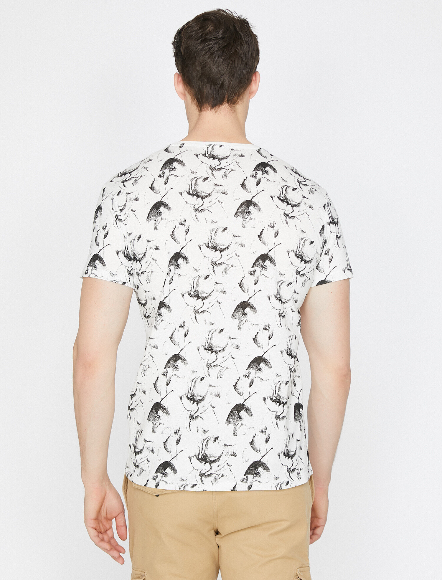   Desenli Tişört Kısa Kollu