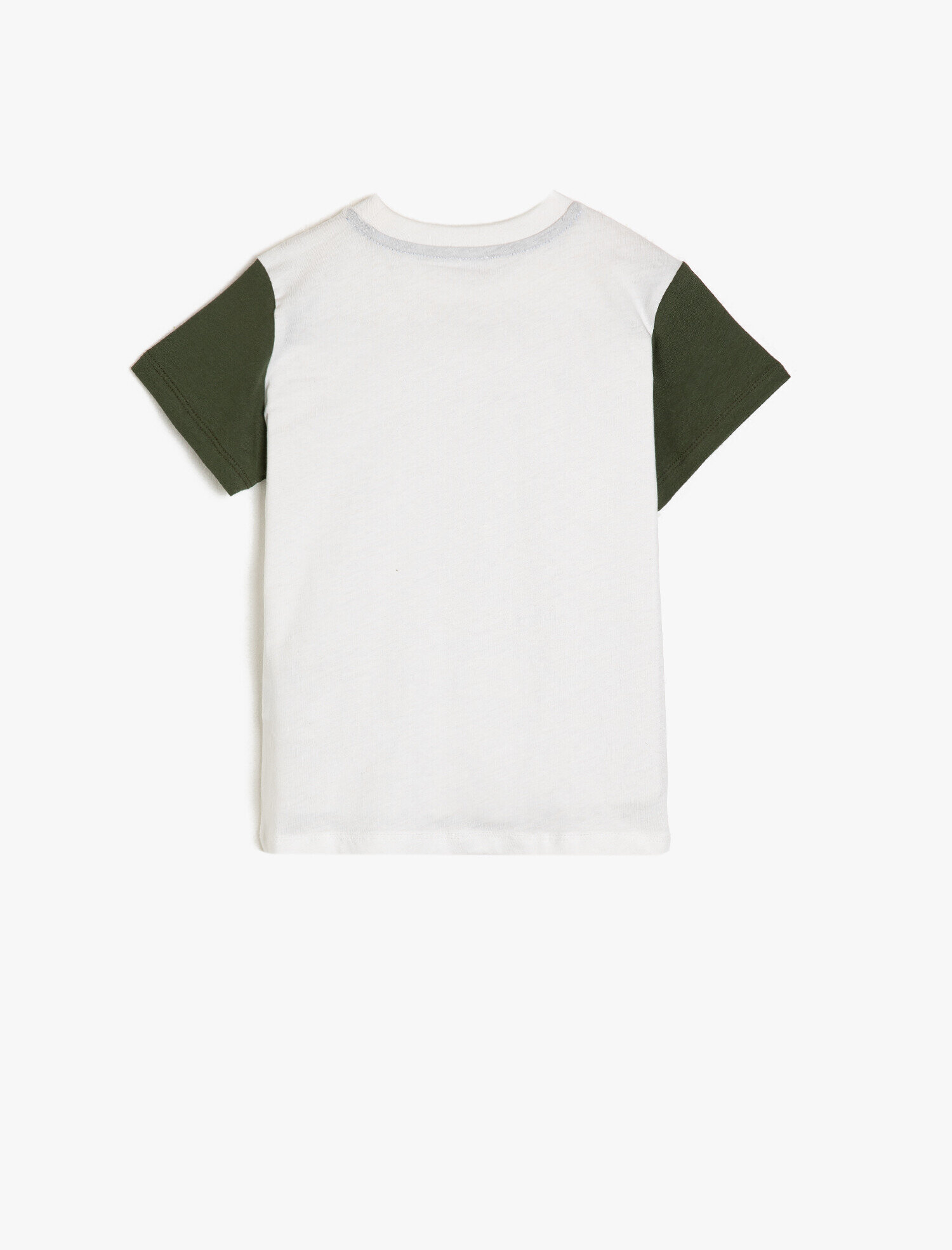 Erkek Çocuk Baskılı Tişört Kısa Kollu Bisiklet Yaka