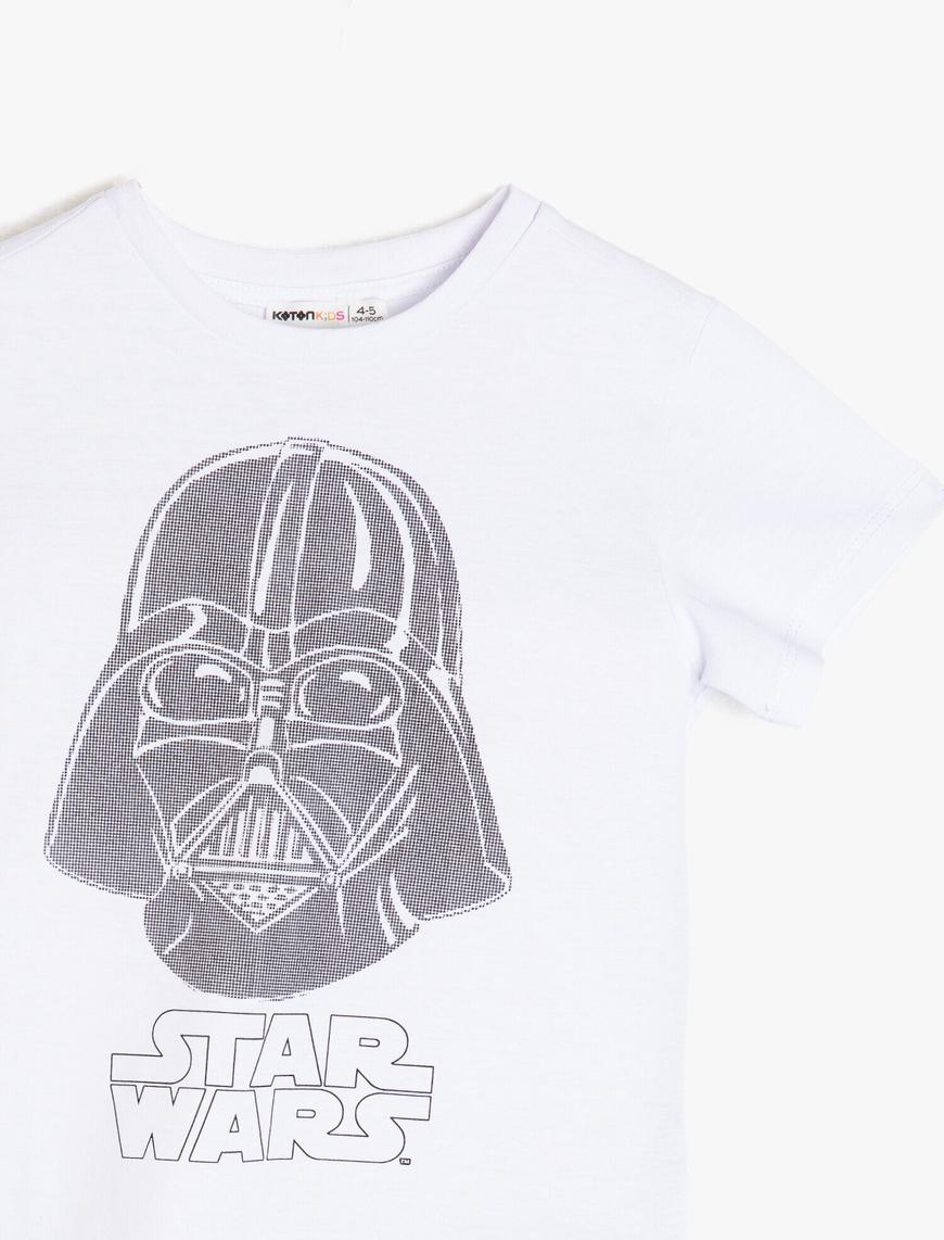  Erkek Çocuk Star Wars Baskılı Lisanslı Tişört