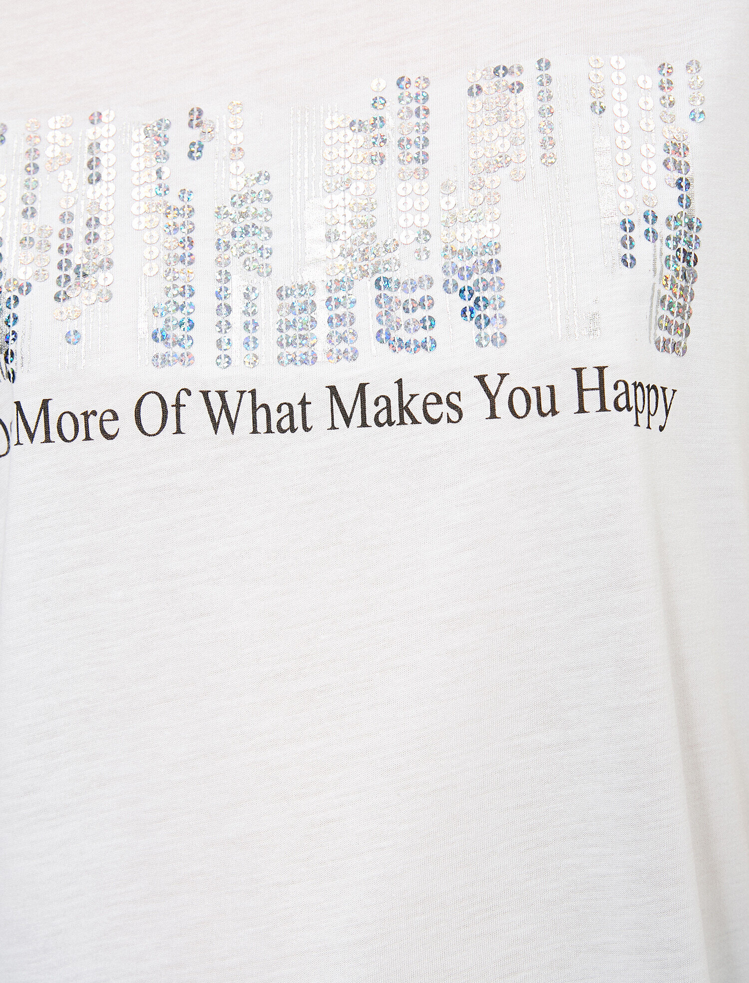   Yazı Baskılı Pul Detaylı Tişört