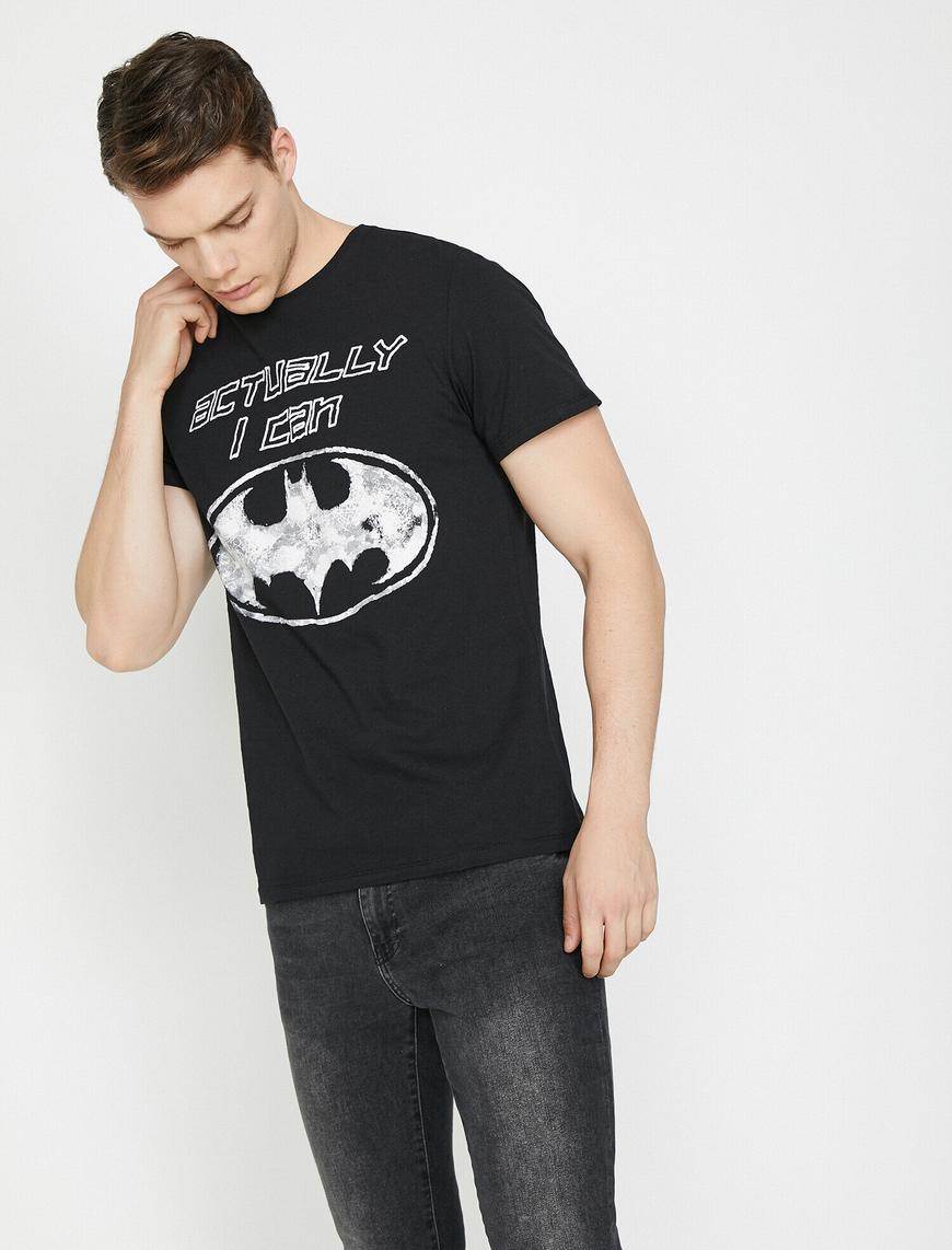   Batman Lisanslı Baskılı Tişört
