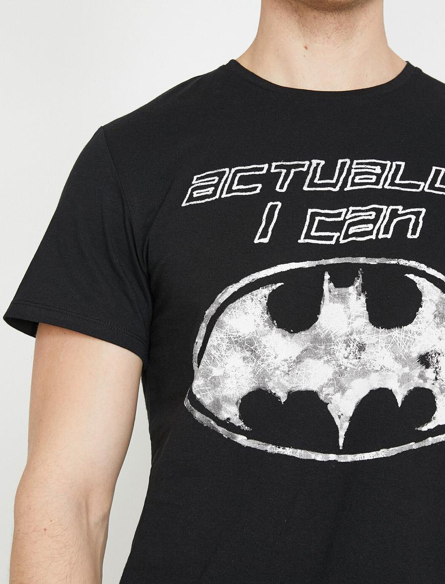   Batman Lisanslı Baskılı Tişört