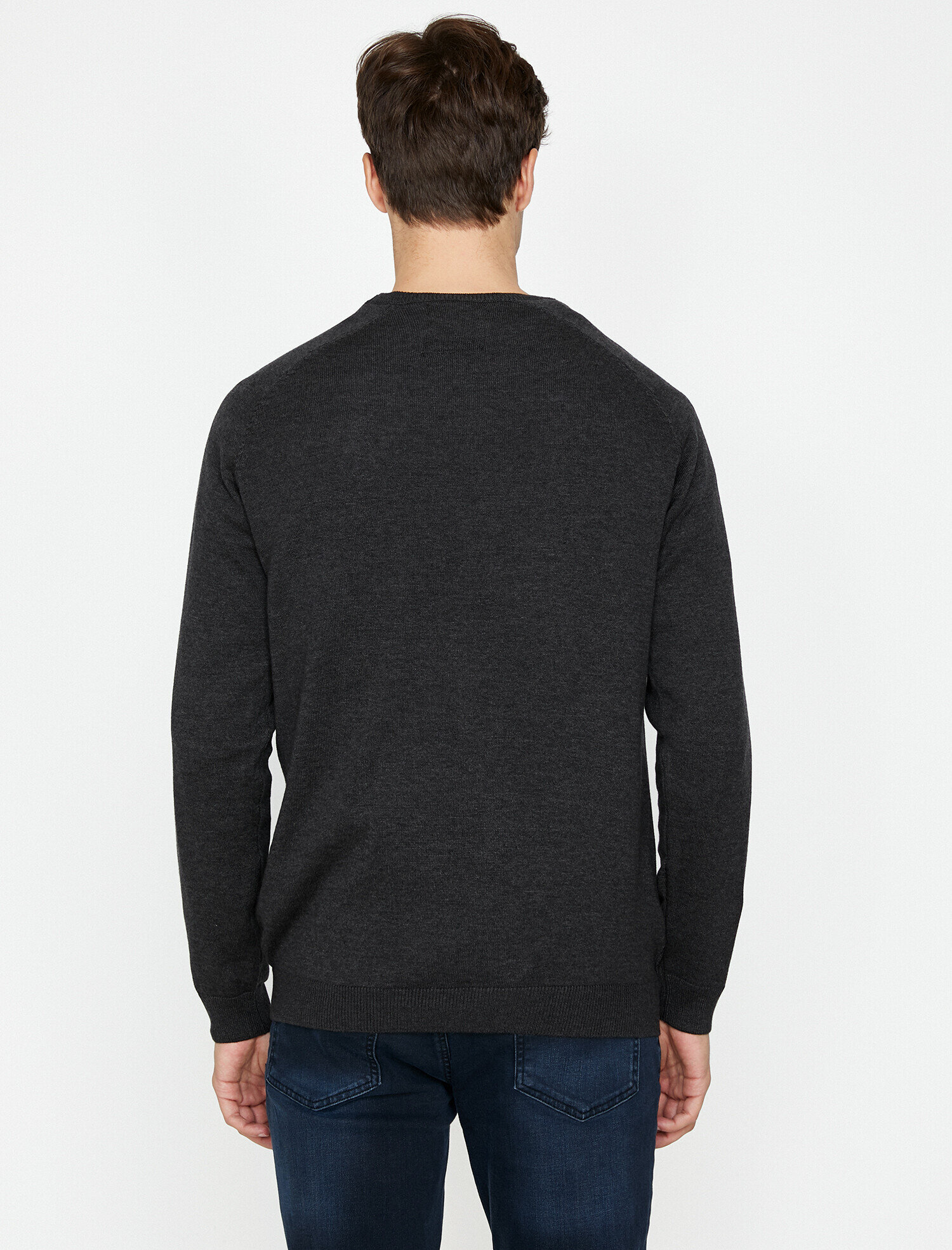   Bisiklet Yaka Triko Kazak