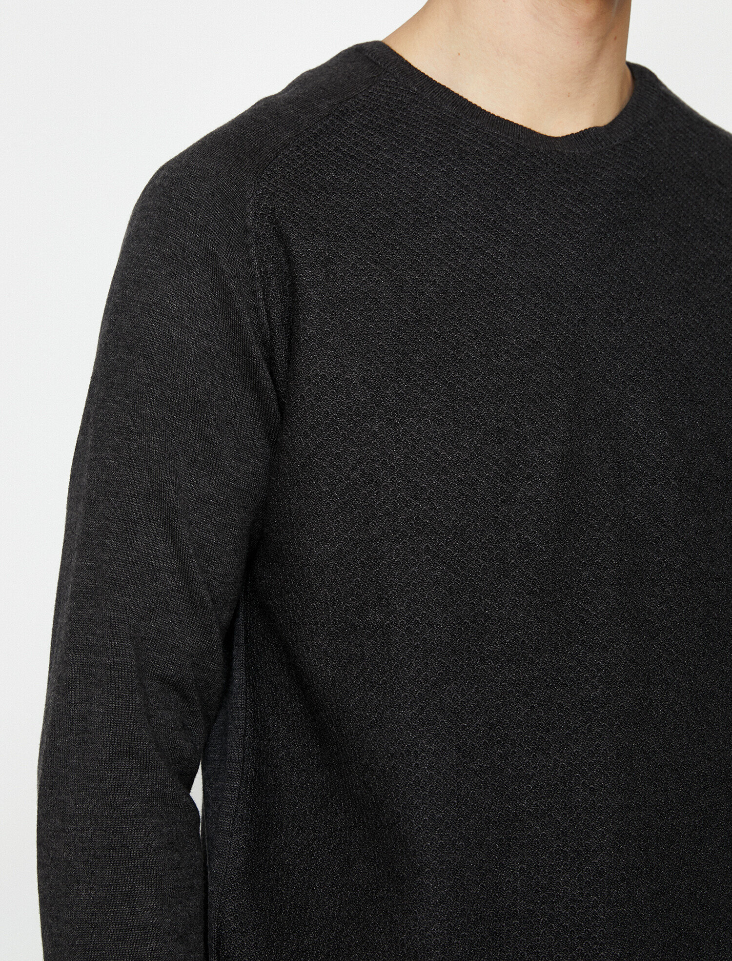   Bisiklet Yaka Triko Kazak