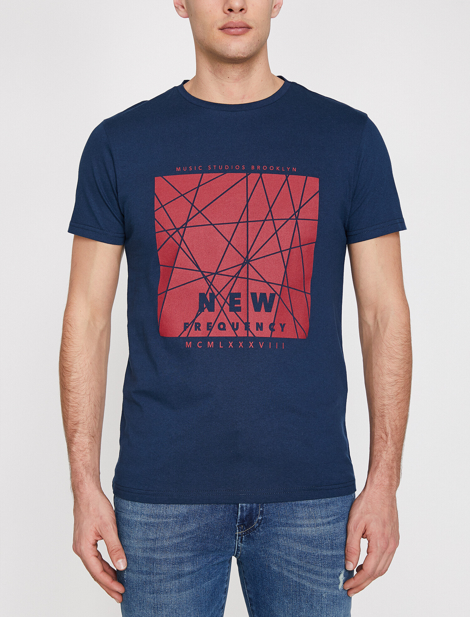   Baskılı Tişört Kısa Kollu