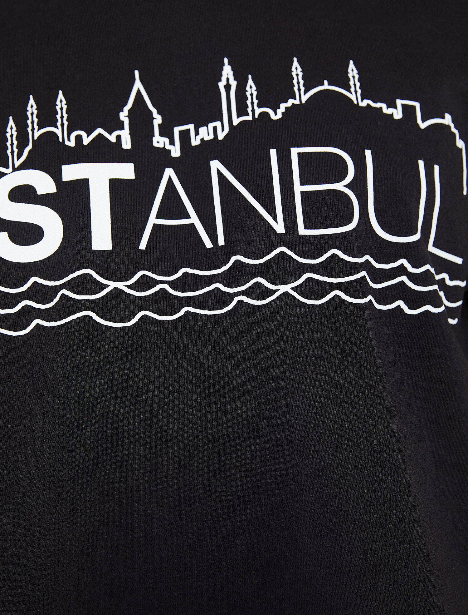 Baskılı Tişört Kısa Kollu