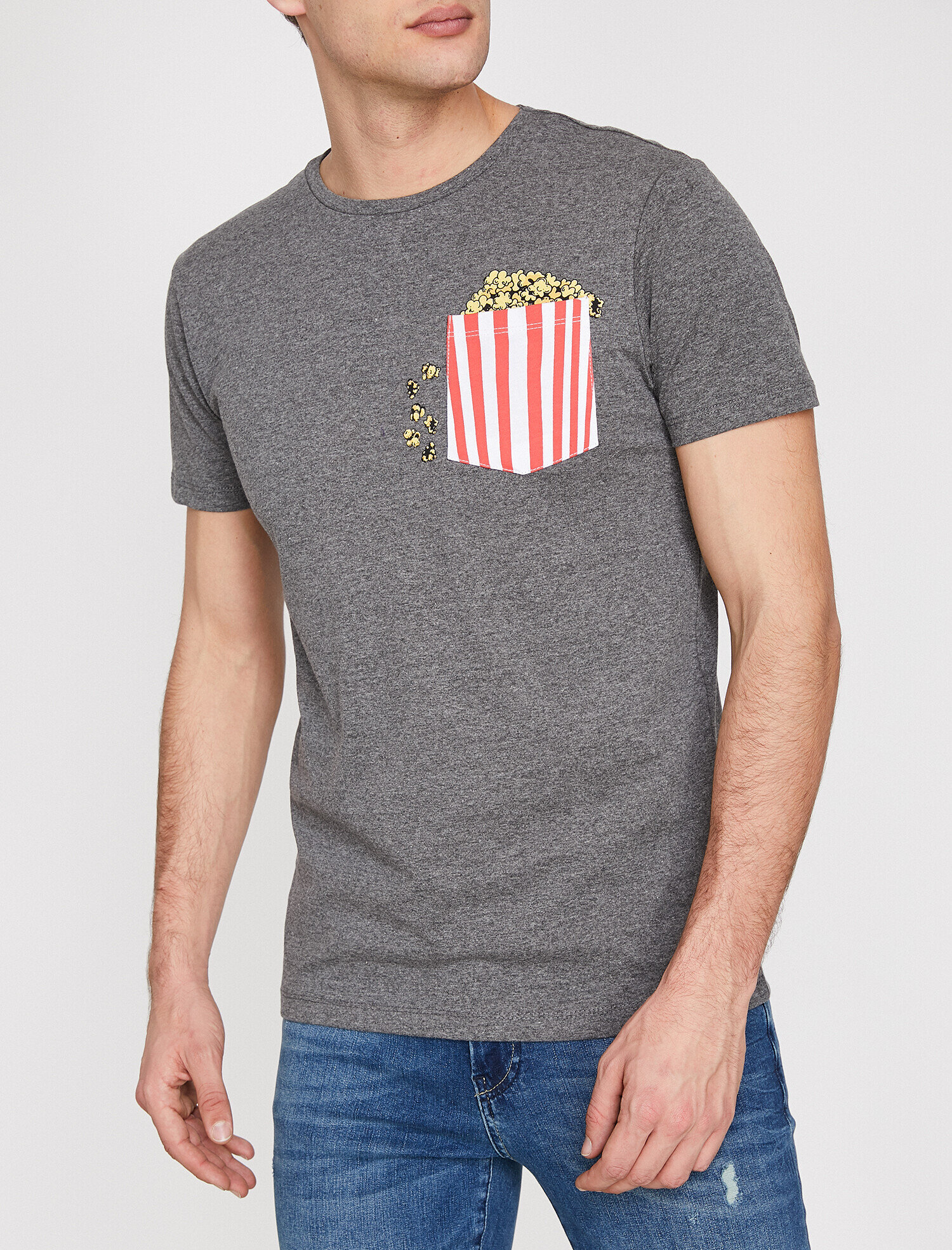   Baskılı Tişört Kısa Kollu