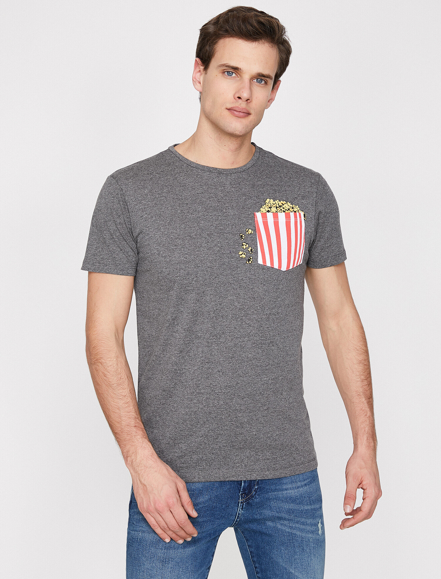   Baskılı Tişört Kısa Kollu