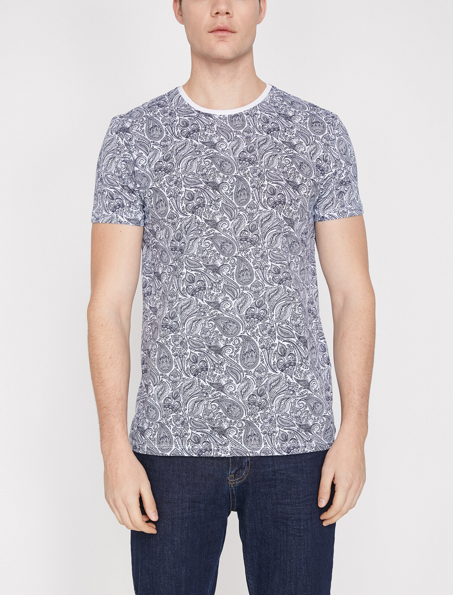   Desenli Tişört Kısa Kollu