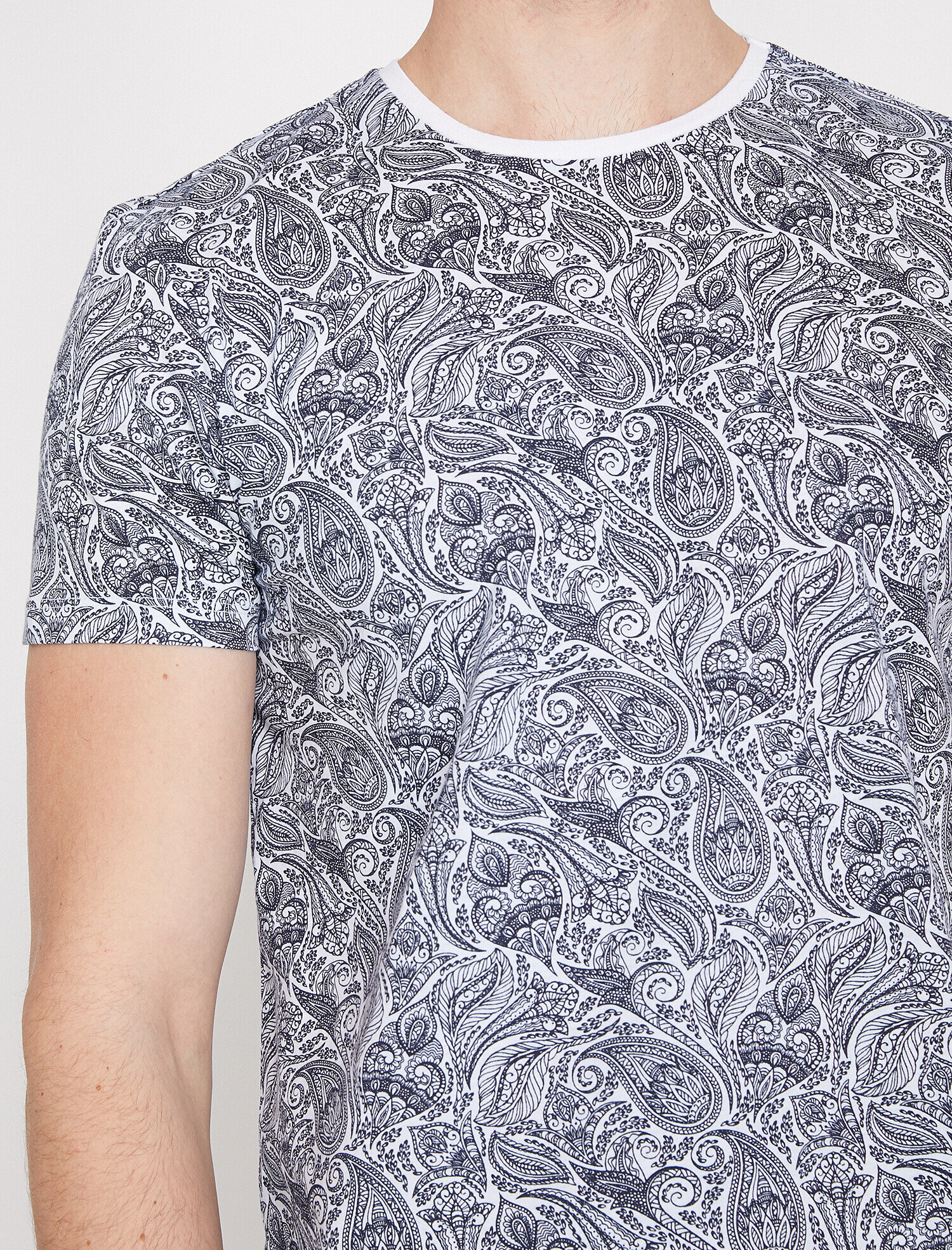   Desenli Tişört Kısa Kollu