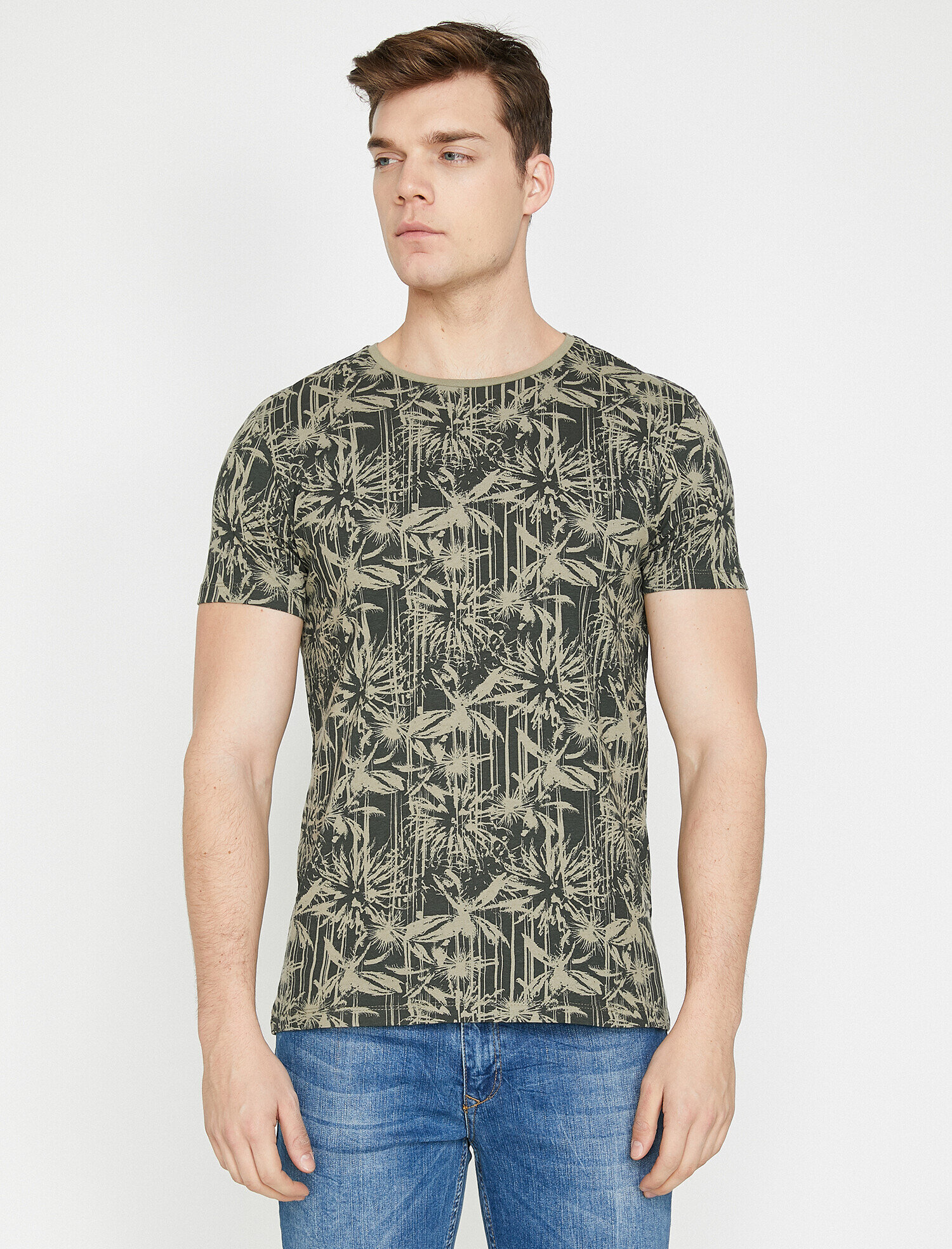   Desenli Tişört Kısa Kollu