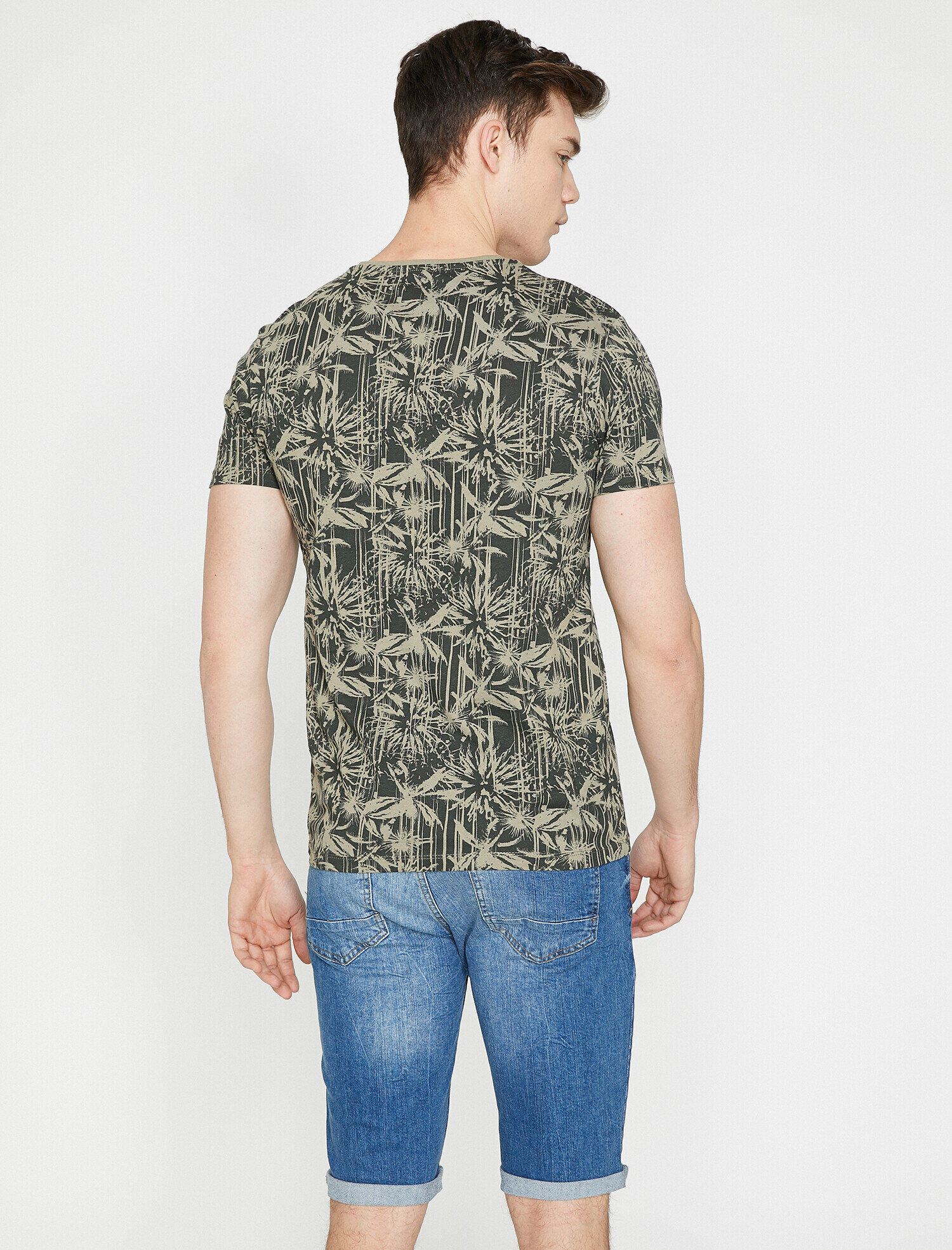   Desenli Tişört Kısa Kollu