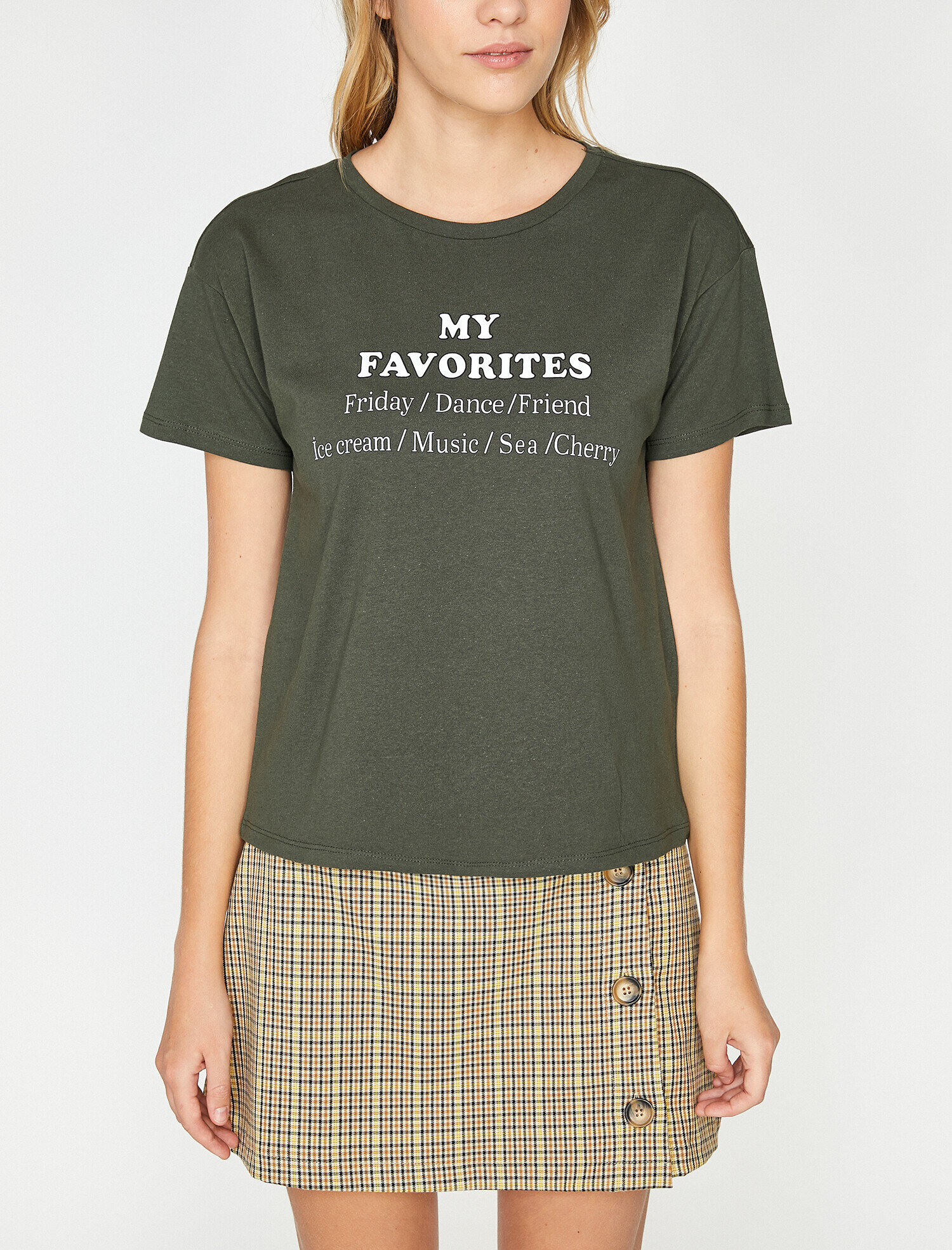   Yazılı Baskılı Tişört