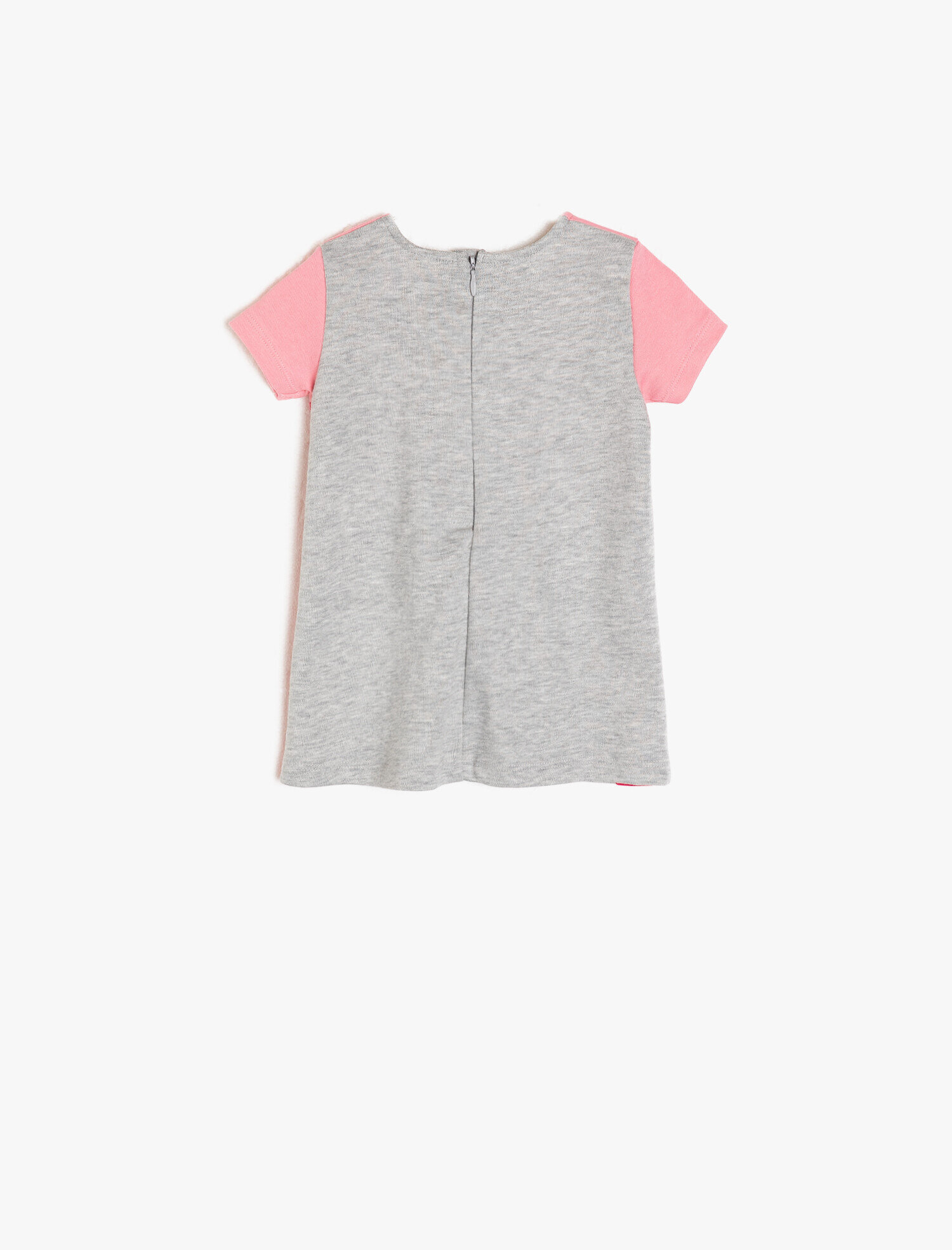  Kız Bebek Renk Bloklu Elbise