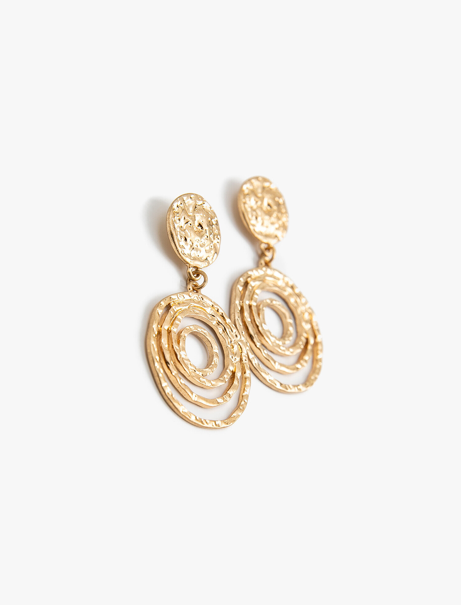  Kadın Metalik Geometrik Küpe