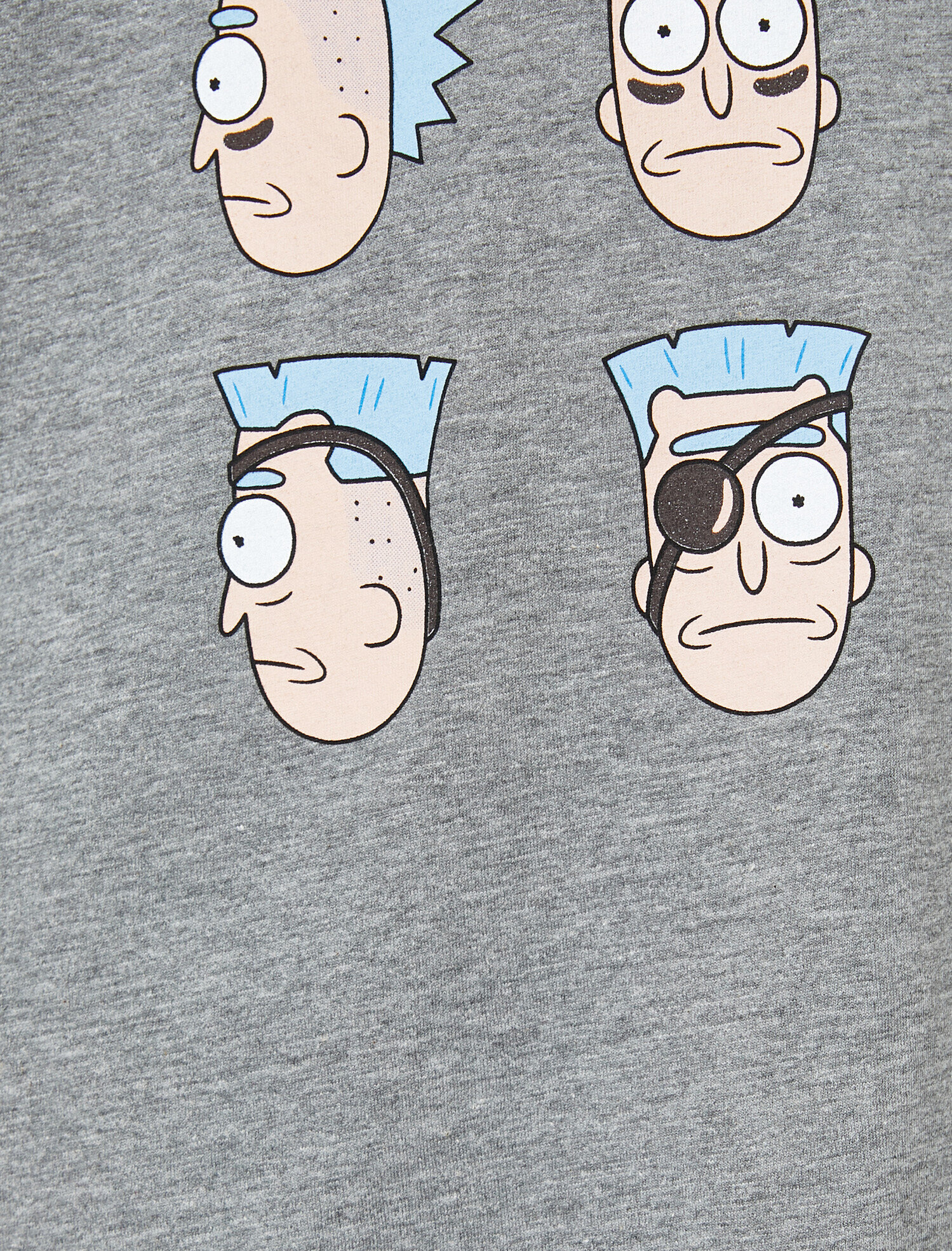   Rick and Morty Lisanslı Baskılı Atlet