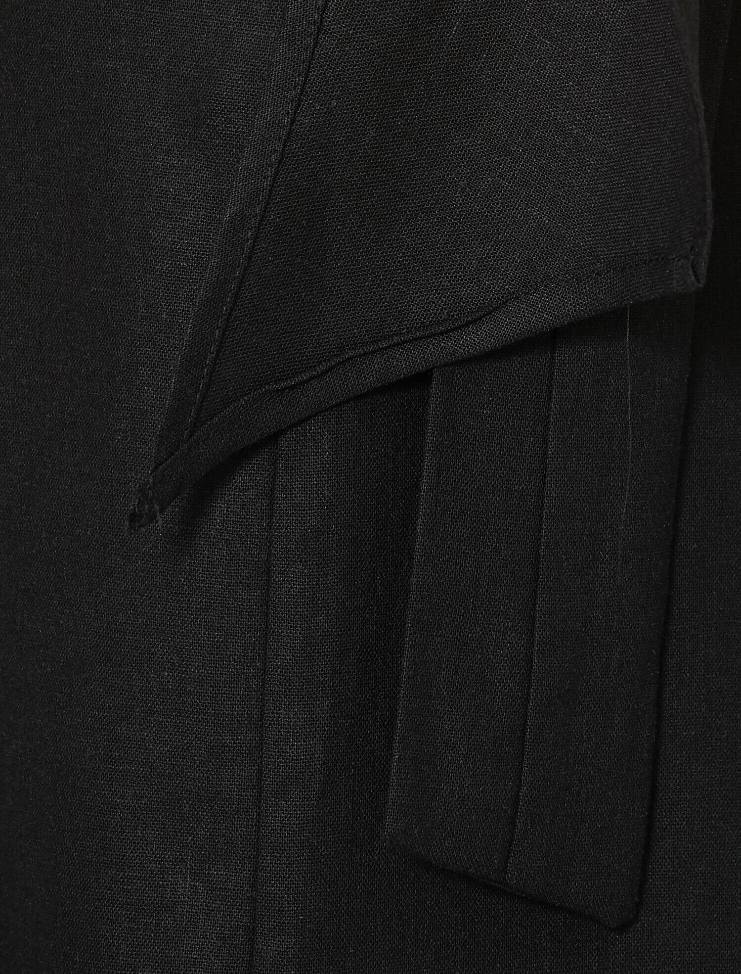   Normal Bel Beli Bağlamalı Midi Etek Keten Karışımlı