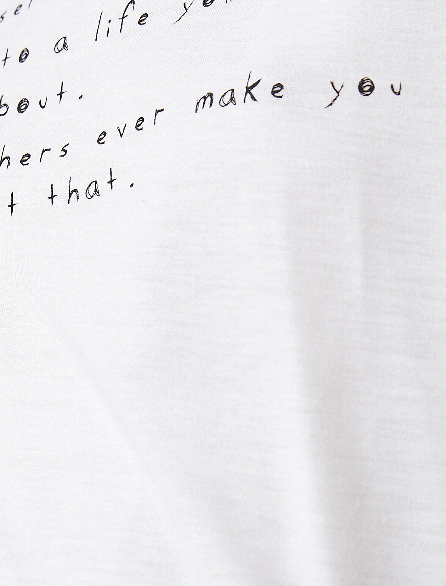   Yazılı Baskılı Tişört Bisiklet Yaka