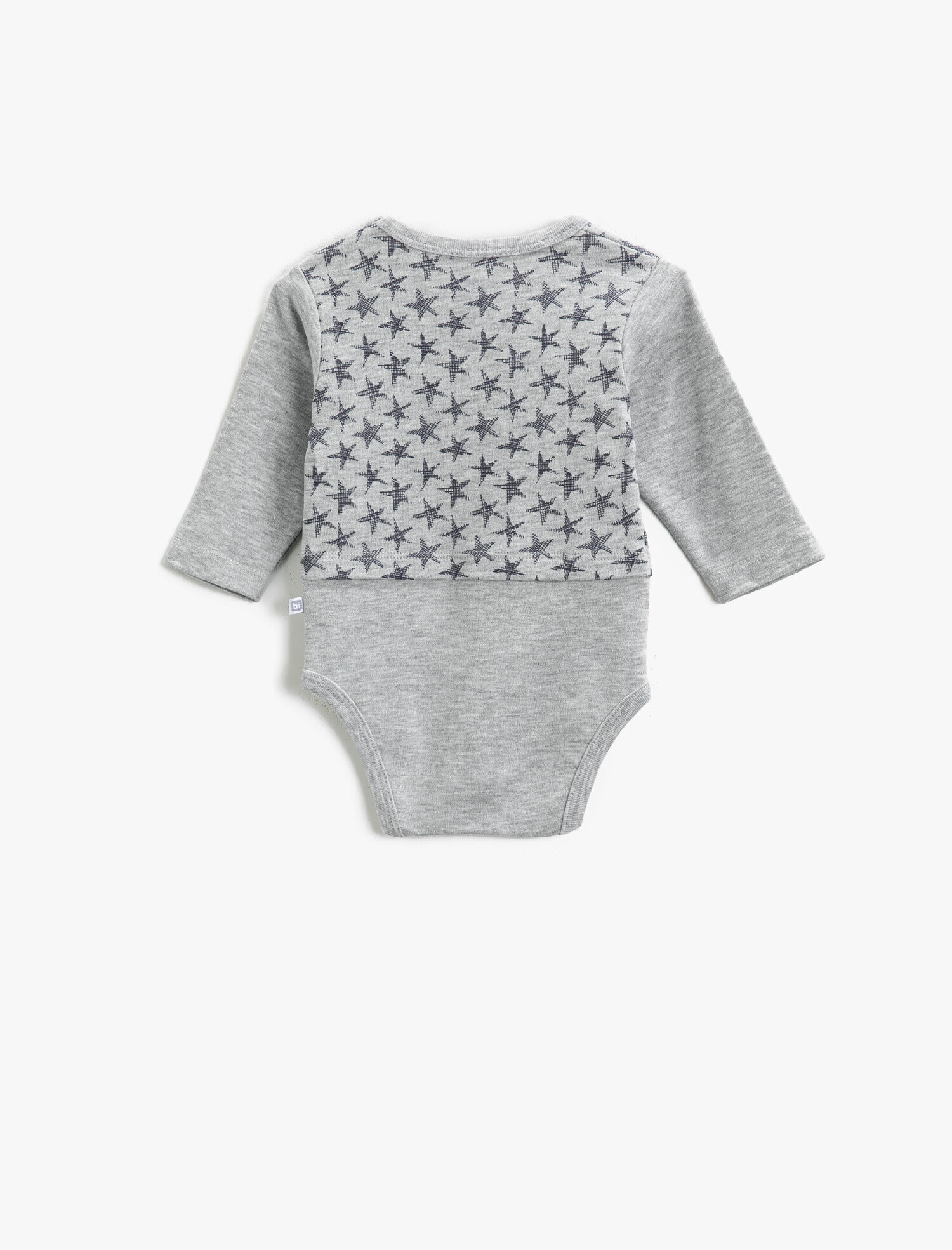  Erkek Bebek Baskılı Çıtçıtlı Body Bibaby