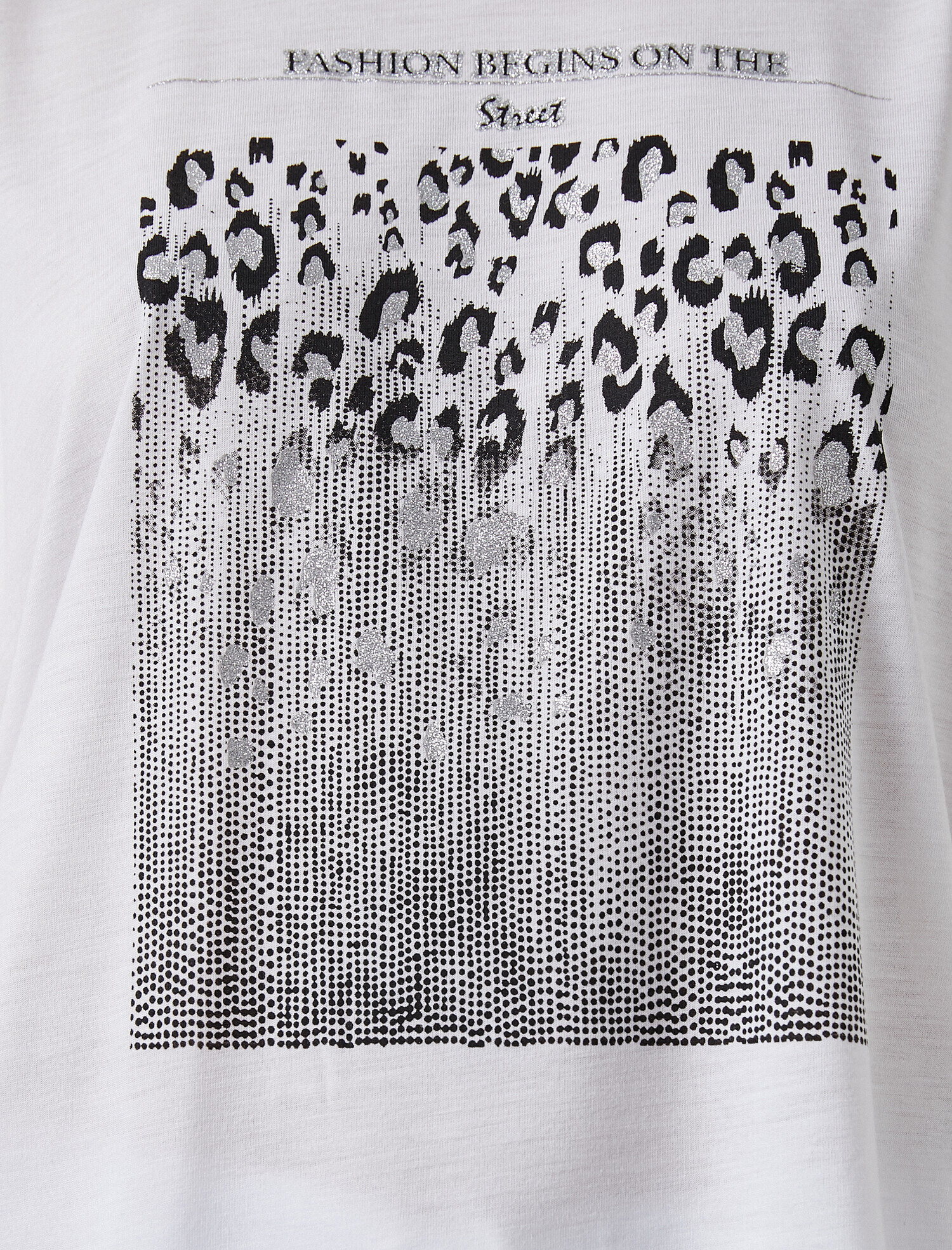   Kısa Kollu Tişört Bisiklet Yaka Baskılı