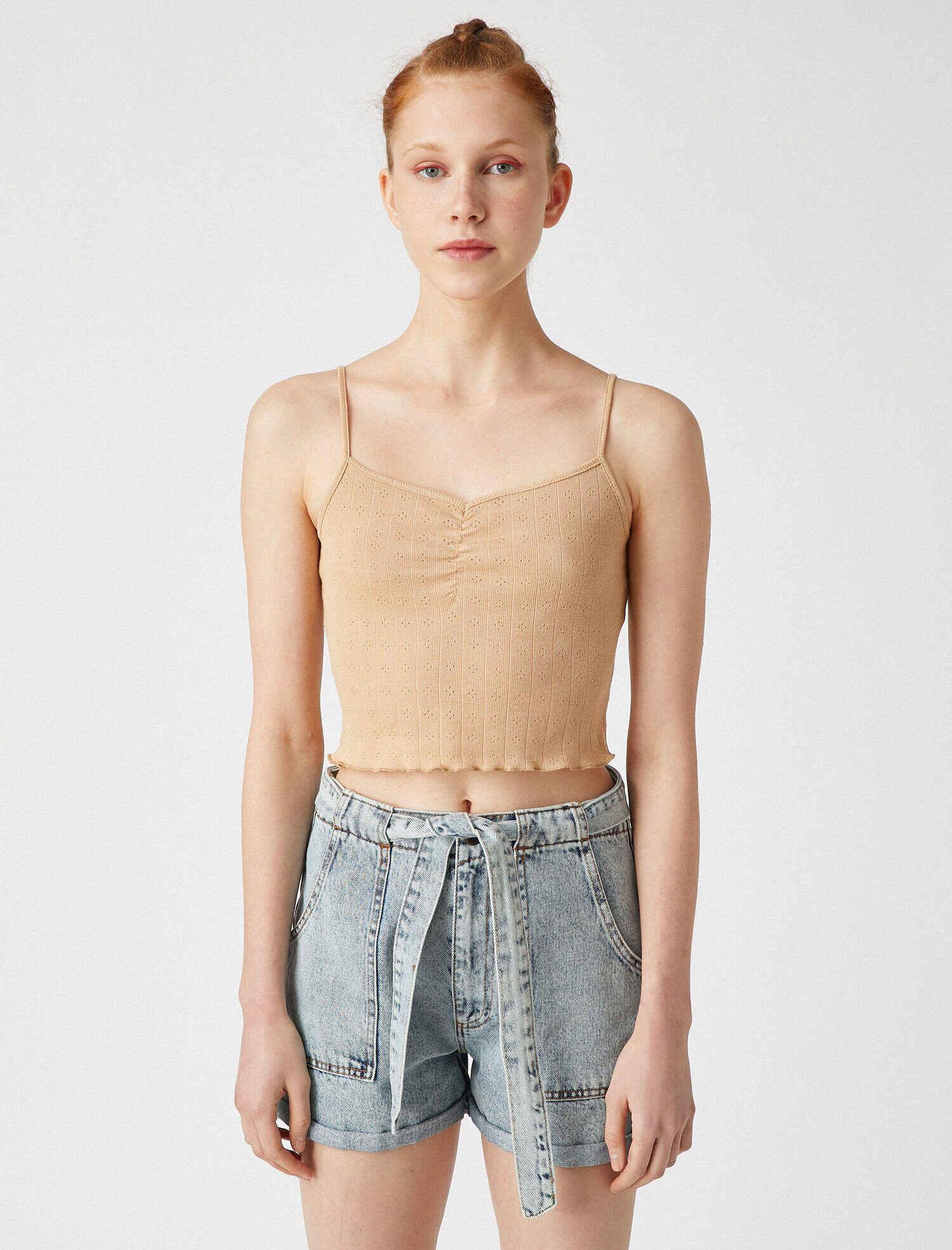   Crop Atlet Pamuklu Tanktop
