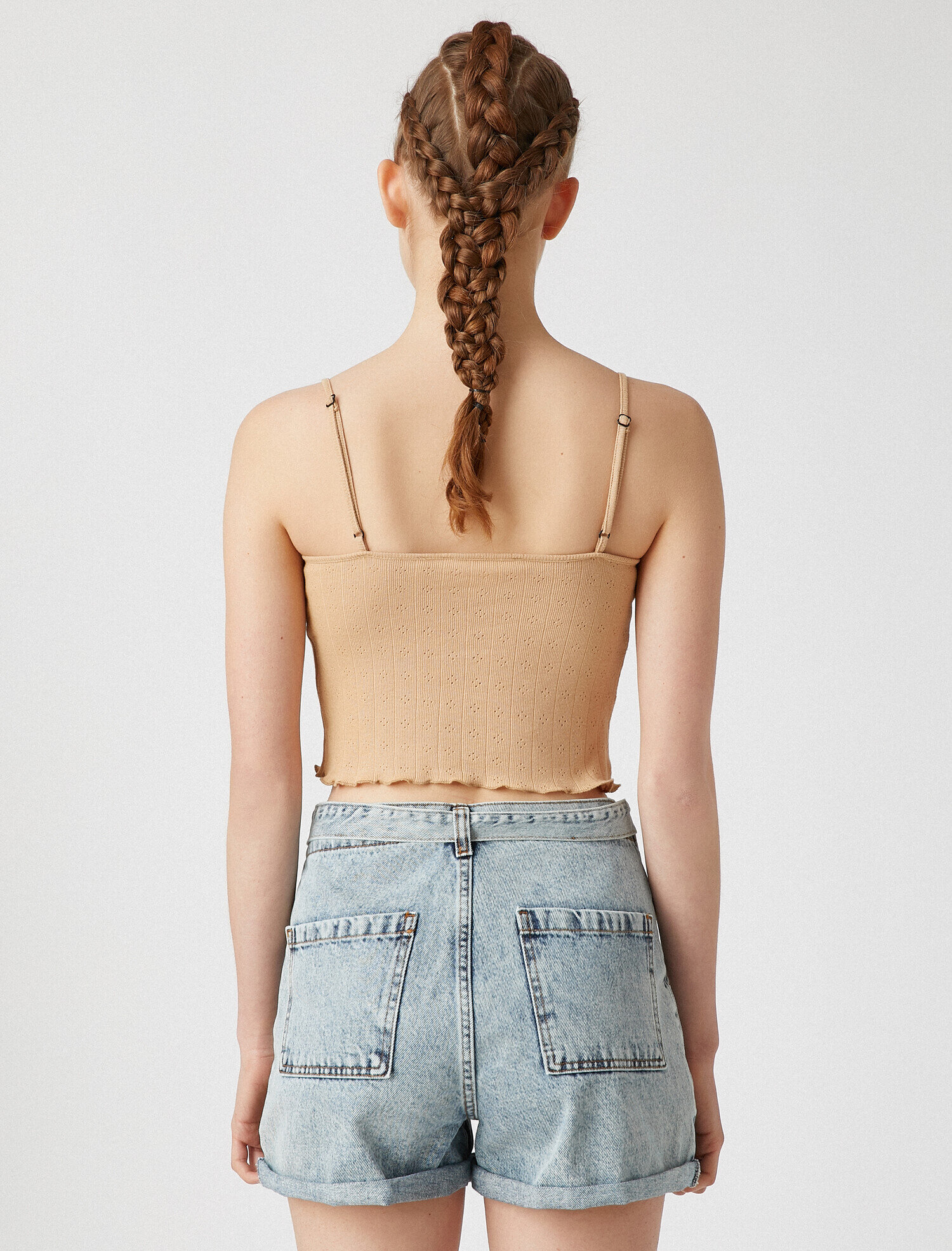   Crop Atlet Pamuklu Tanktop