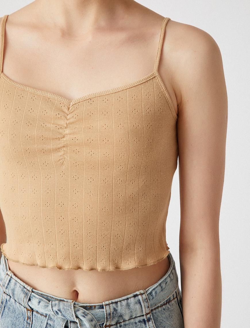   Crop Atlet Pamuklu Tanktop