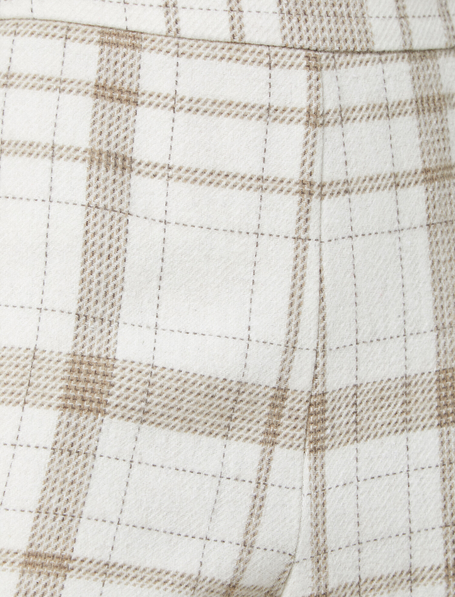   Geniş Paça Ekose Pantolon