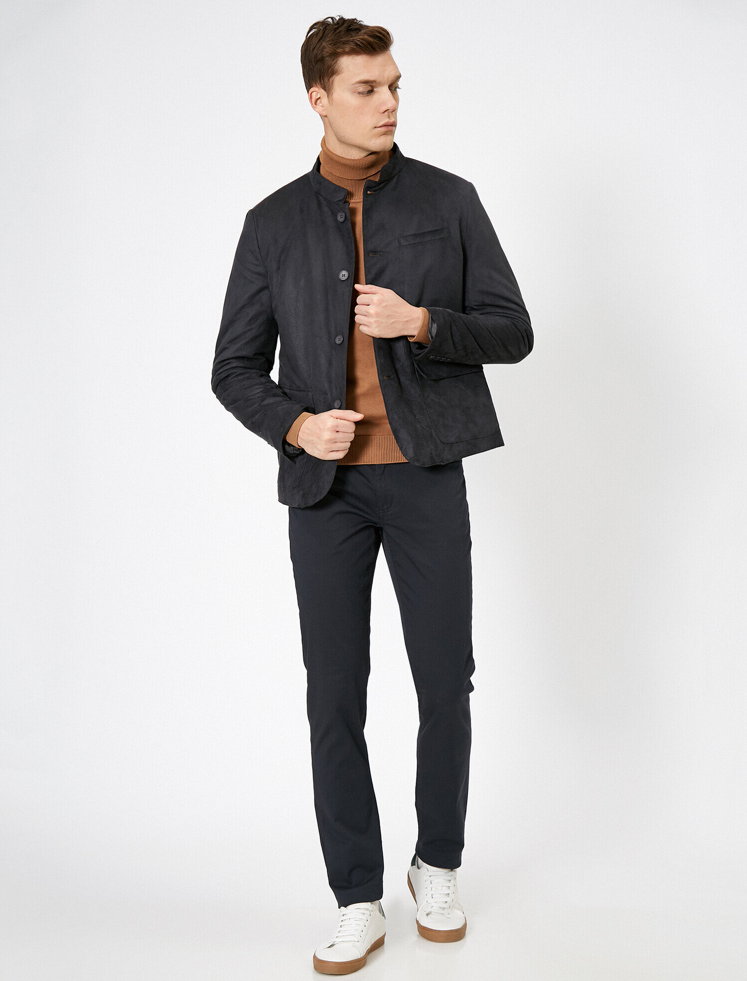   Cep Detaylı Dar Kesim Pantolon