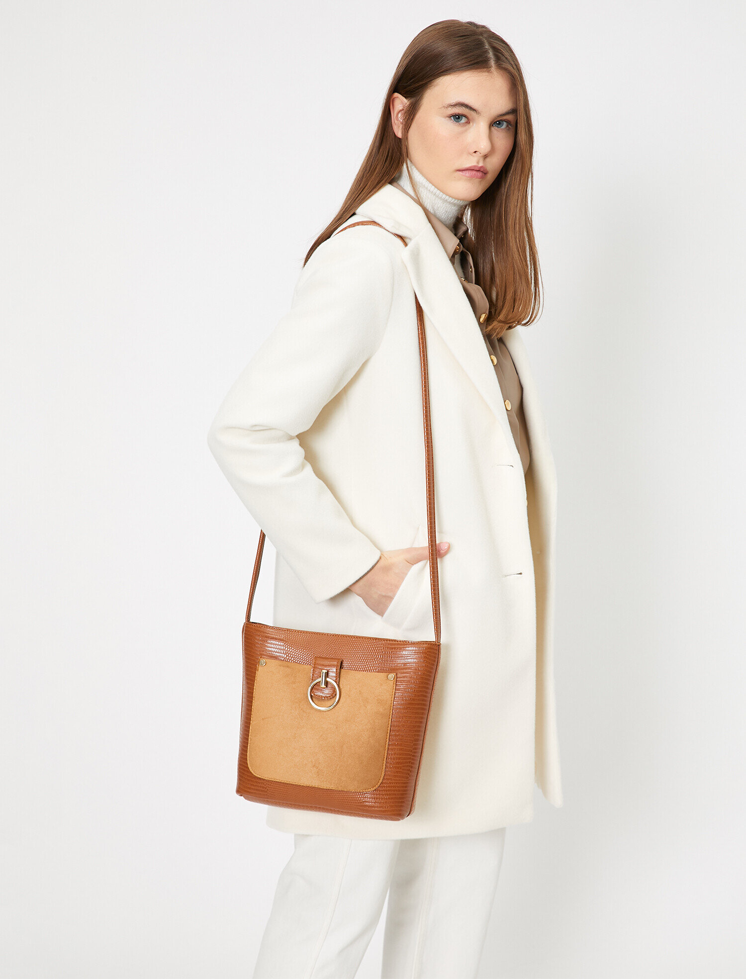  Kadın Suni Deri Omuz Çantası