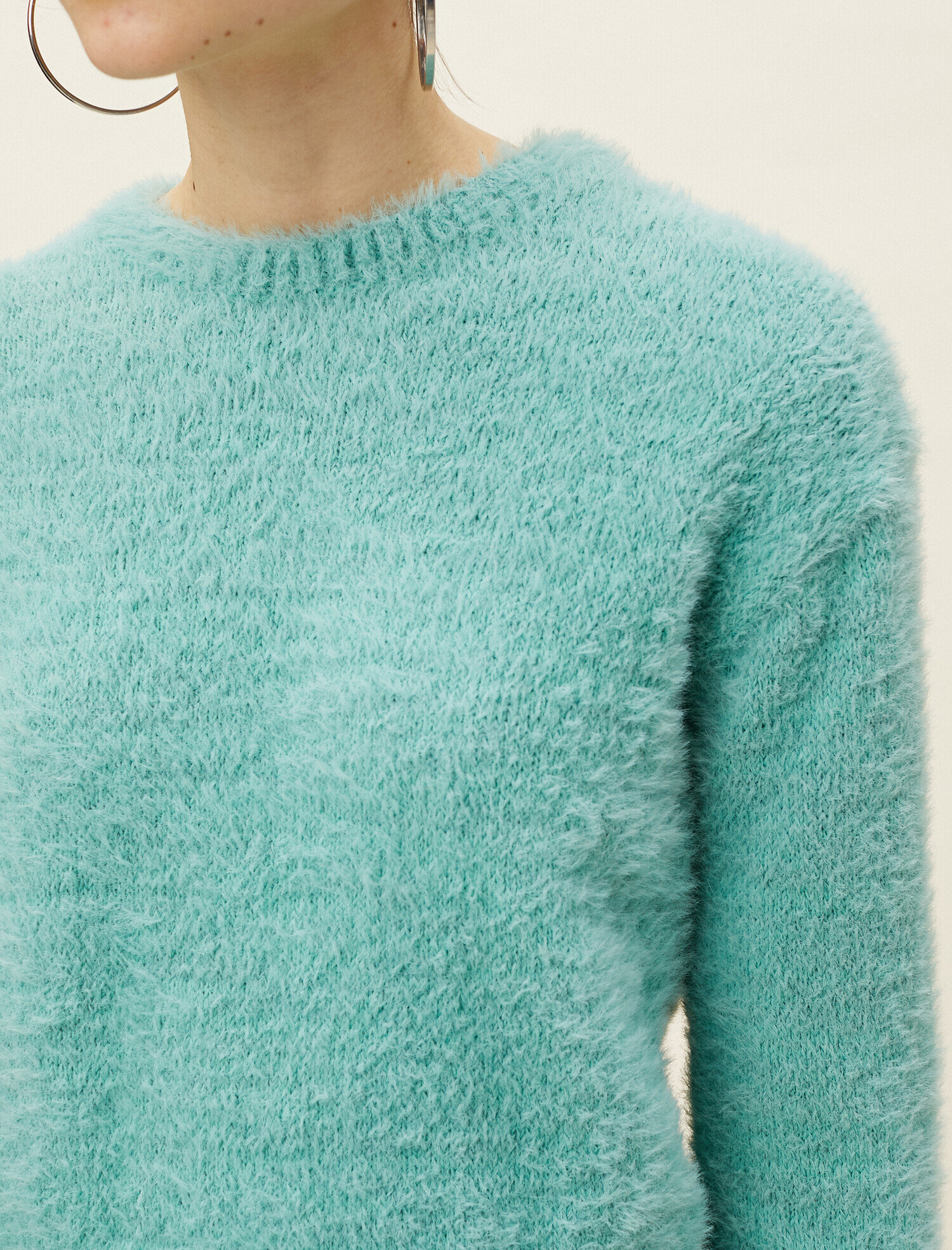   Bisiklet Yaka Uzun Kollu Triko Kazak