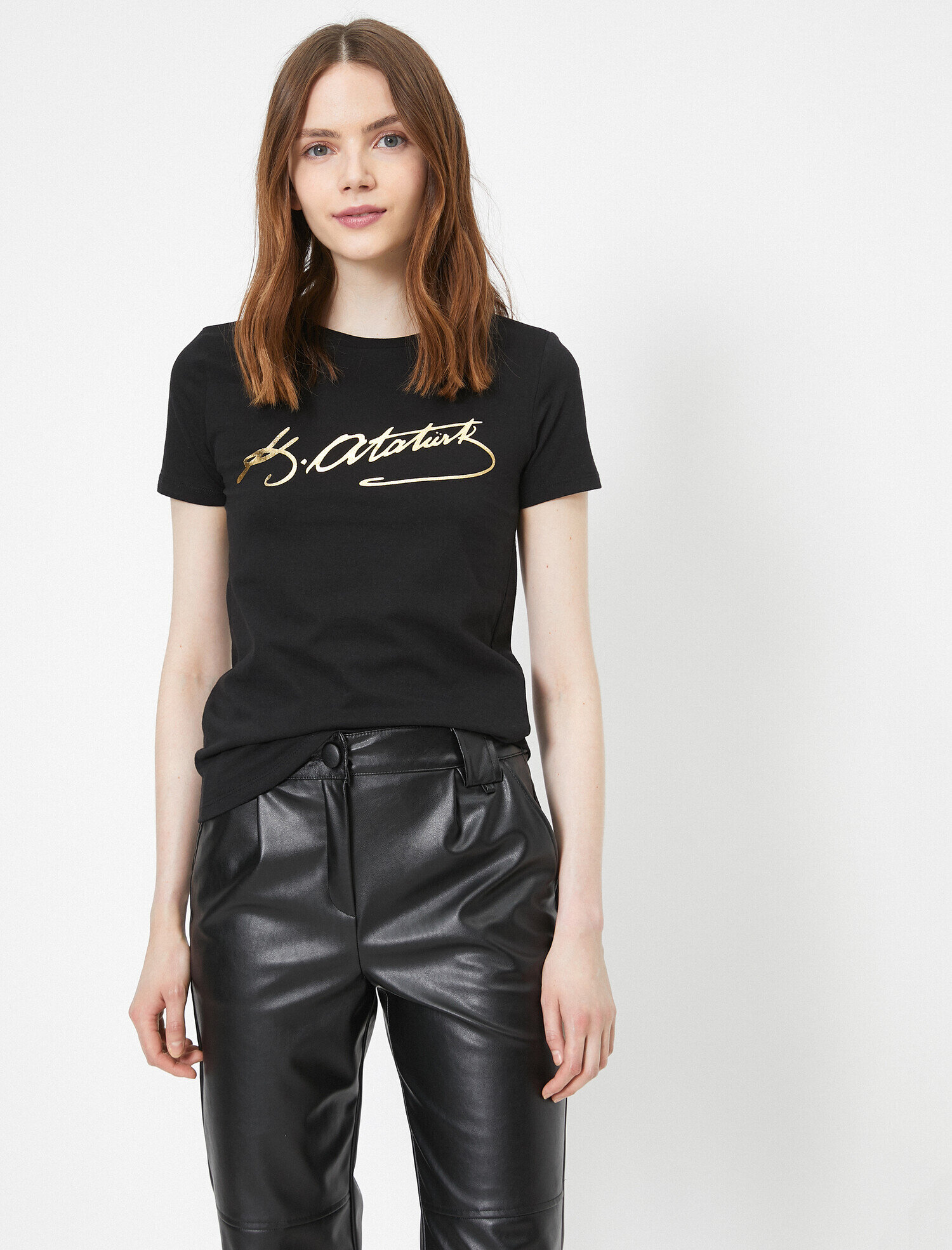   Atatürk İmzası Baskılı Tişört