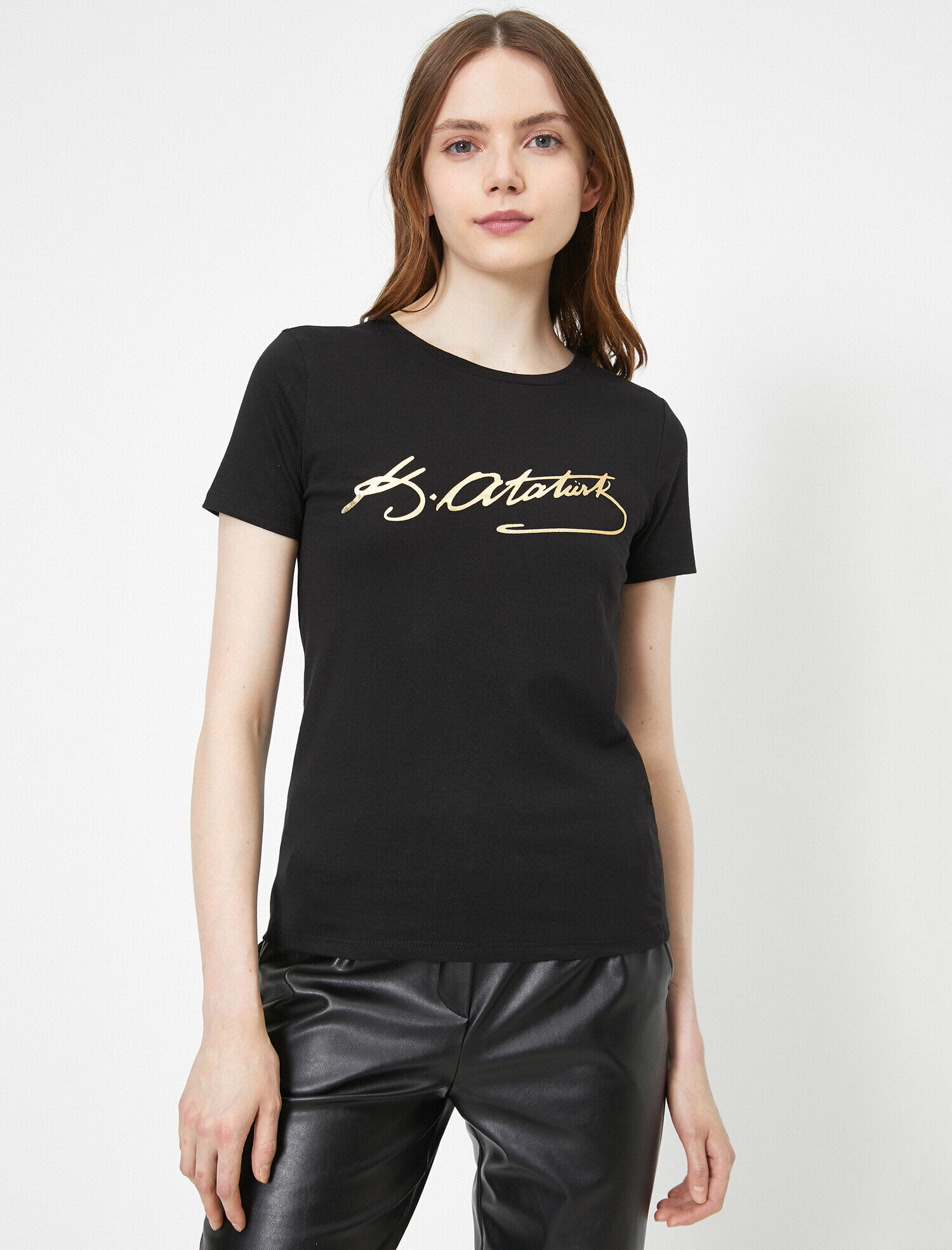   Atatürk İmzası Baskılı Tişört