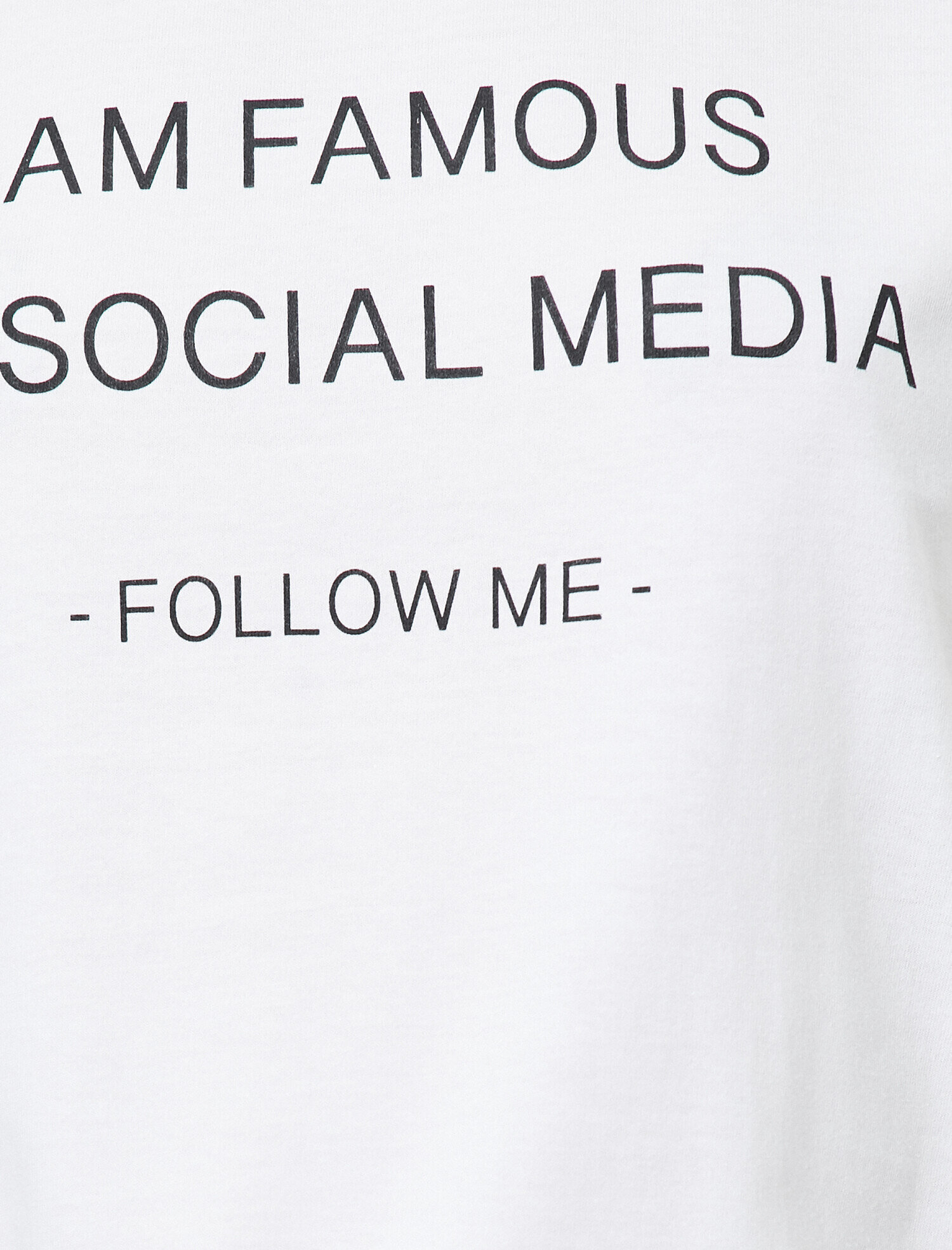   Bisiklet Yaka Kısa Kollu Yazılı Baskılı Tişört