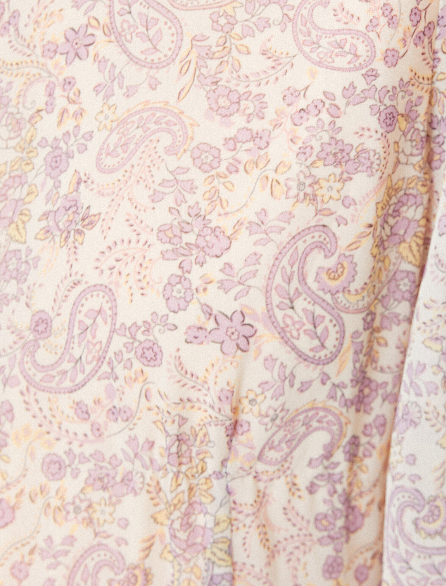   Desenli Şifon Elbise